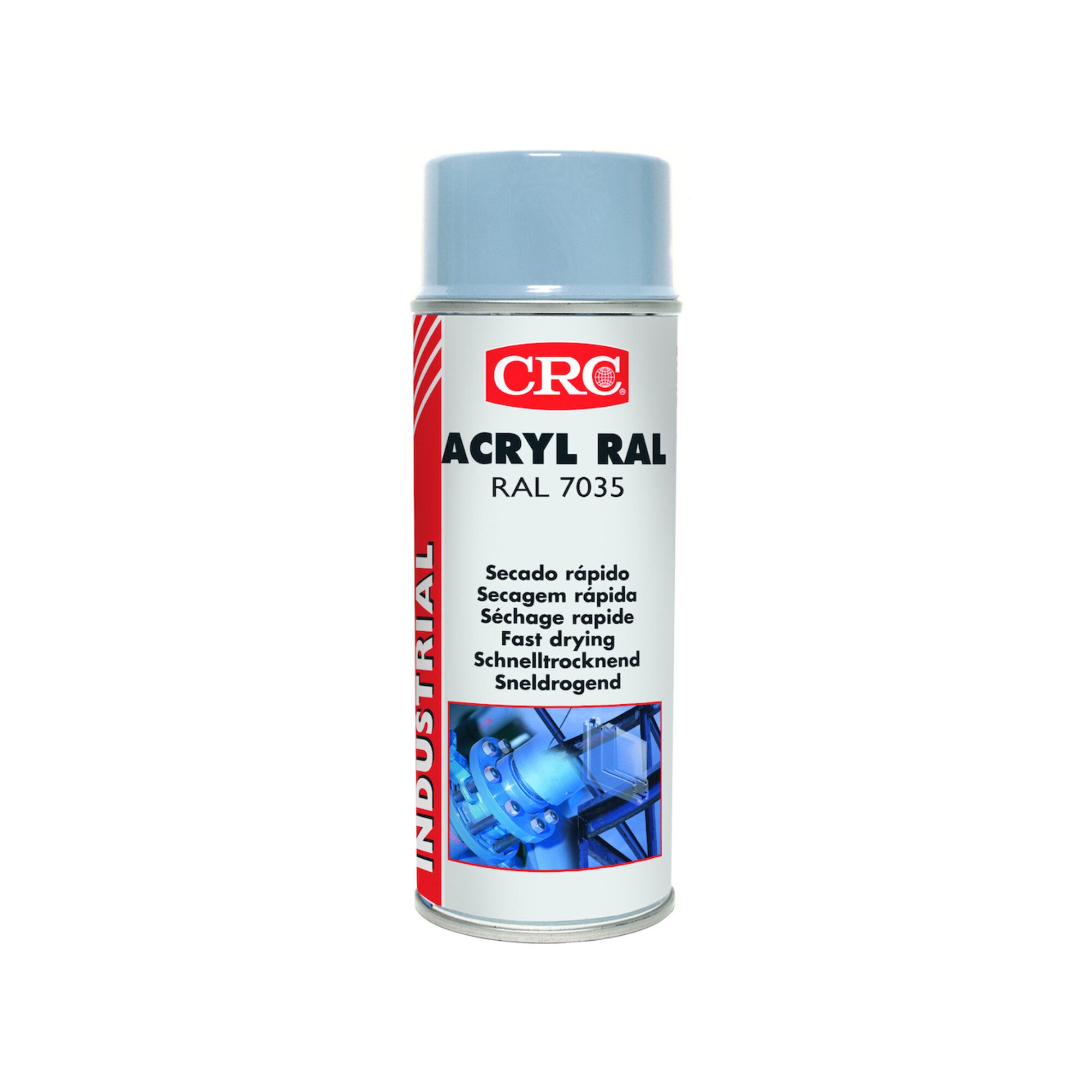 CRC Werkzeugset CRC Acryllack RAL 7035 Lichtgrau 400ml Dose 6 Stk