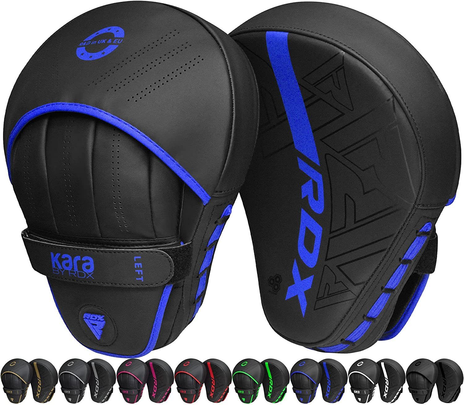 RDX Sports Pratze RDX Boxing Pads Fokus Punch Mitts Haken & Jab Kickboxing Training