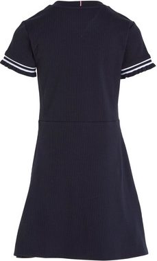 Tommy Hilfiger Jerseykleid RUFFLE RIB KNIT DRESS mit Rippenstruktur