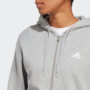 adidas Sportswear Kapuzensweatjacke ESSENTIALS LINEAR FRENCH TERRY KAPUZENJACKE (1-tlg)