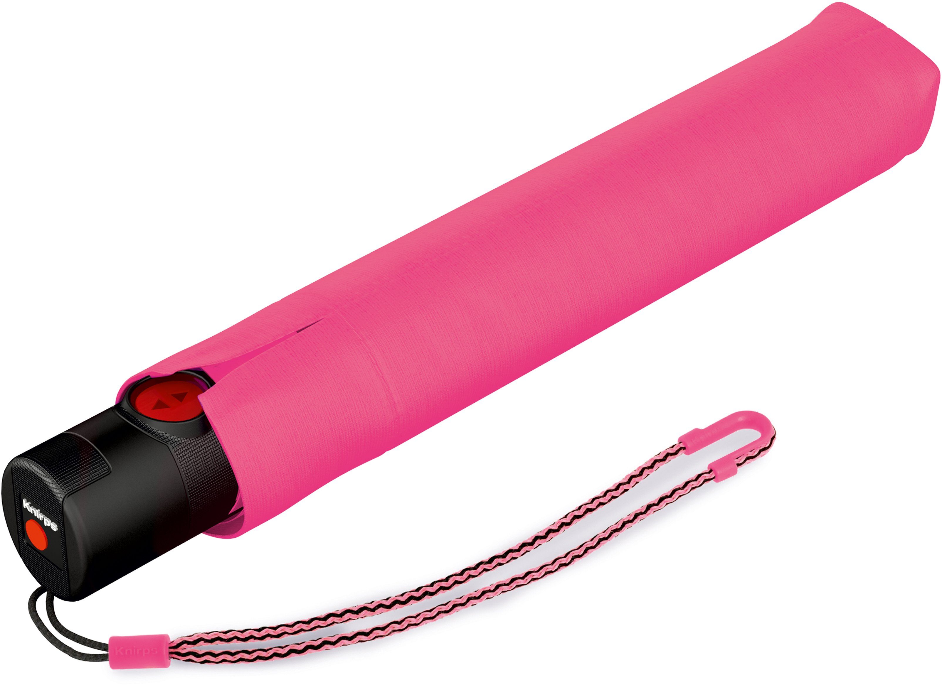 Uni Pink Light Taschenregenschirm Duo, U.200 Knirps® Neon Ultra