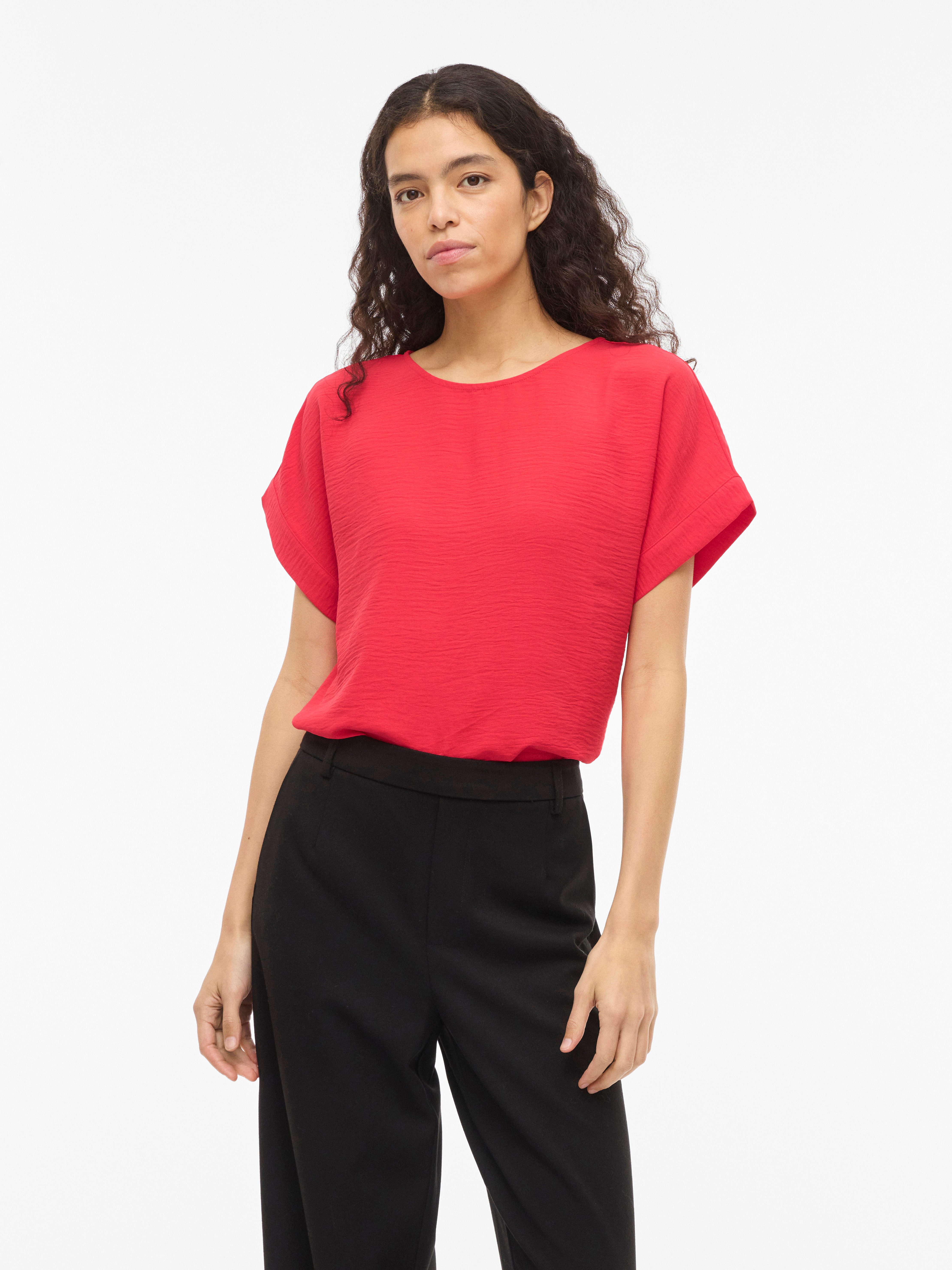 Vila Kurzarmshirt VIJOSA S/S TOP - NOOS