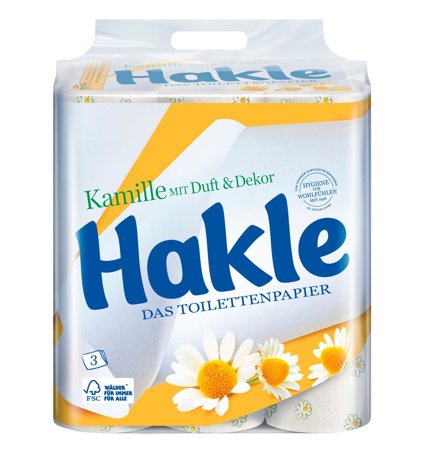 BURI Toilettenpapier Hakle® Toilettenpapier 3-lagig 24 Rollen