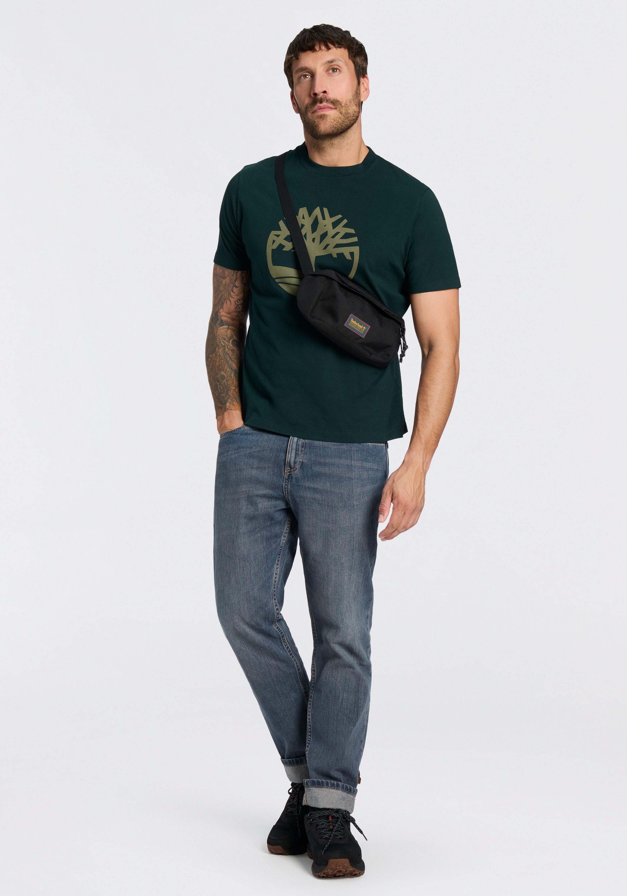 Timberland T-Shirt NORTHWOOD - Tree Logo SS Tee aus Baumwolle, auch in großen Größen