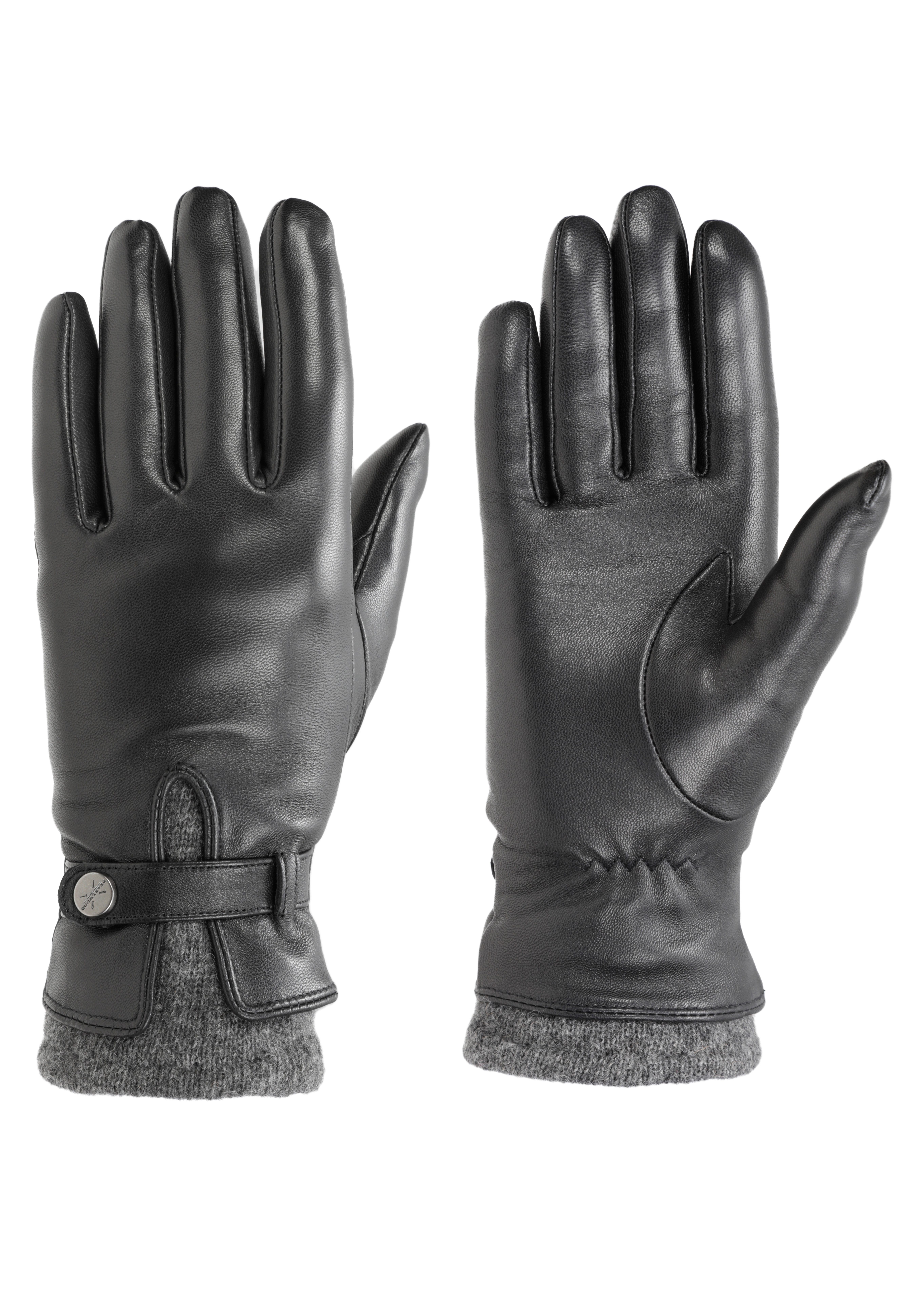 PEARLWOOD Lederhandschuhe ALICIA (1 Paar) Original PEARLWOOD Druckknopf günstig online kaufen