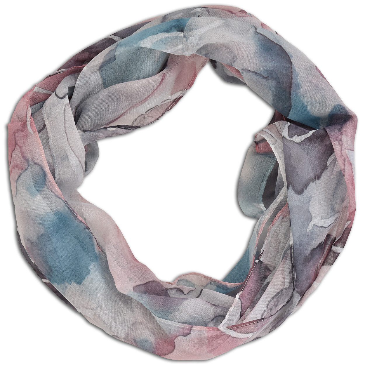 styleBREAKER Loop Aquarell Loop Floral, (1-St)