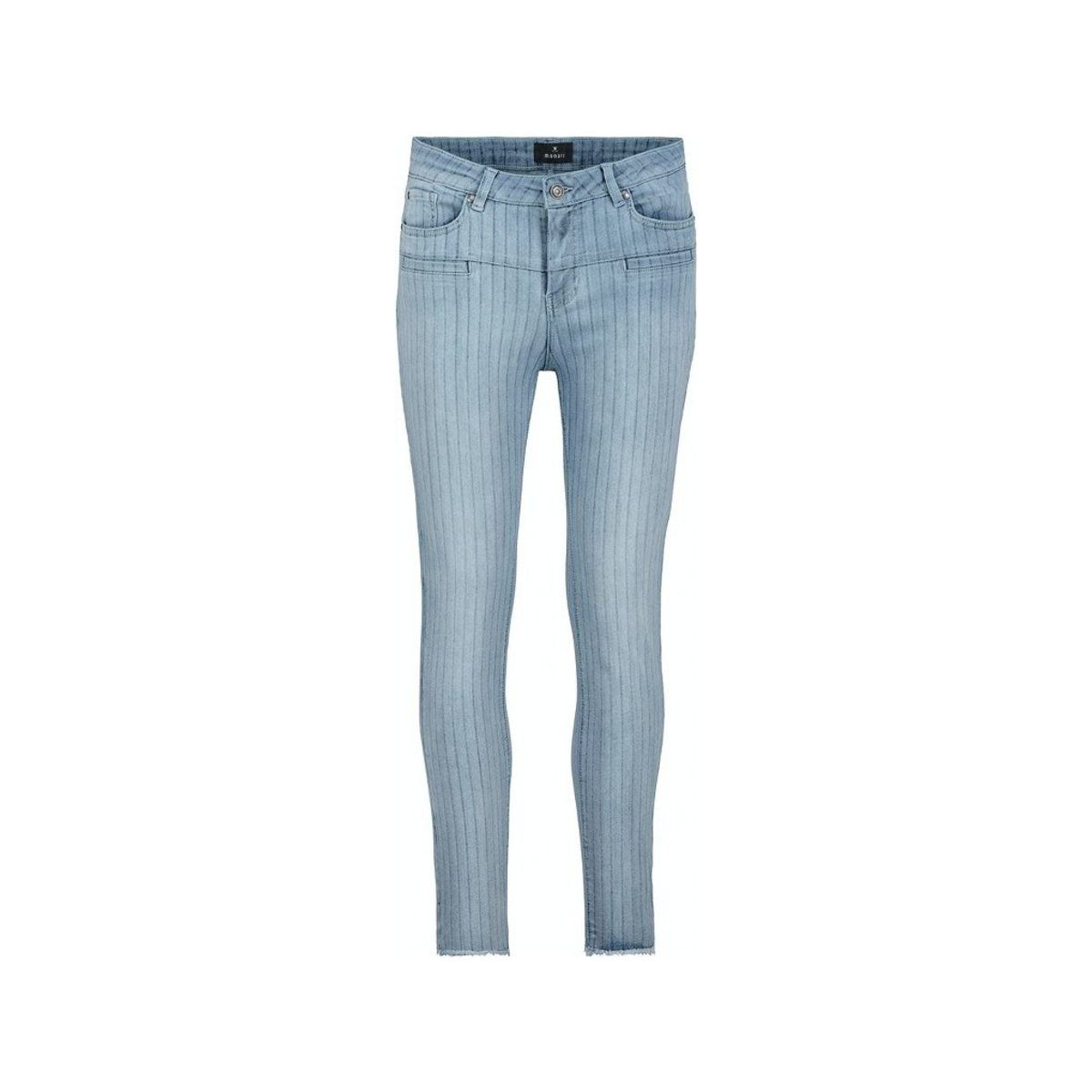5-Pocket-Jeans (1-tlg) blau Monari
