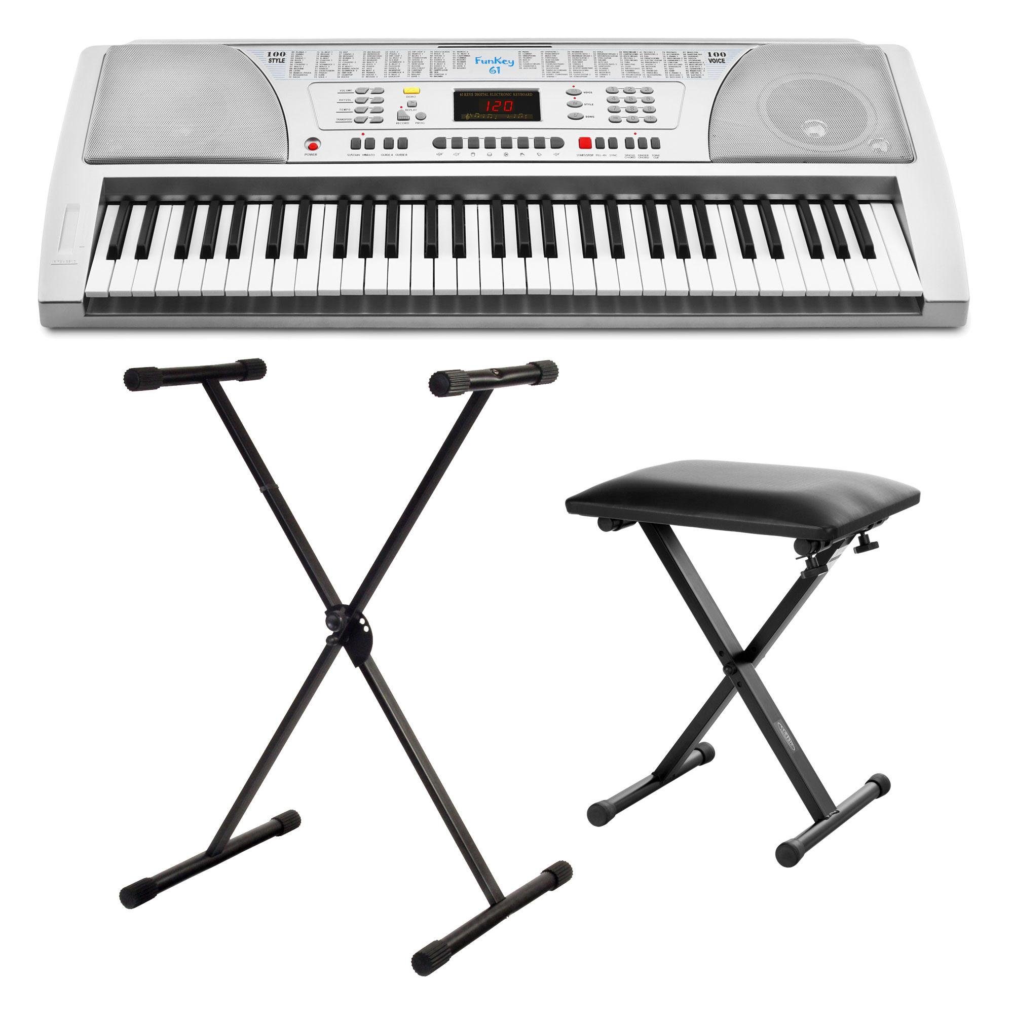 Home-Keyboard FK-61 - 61 Tasten Einsteiger-Keyboard