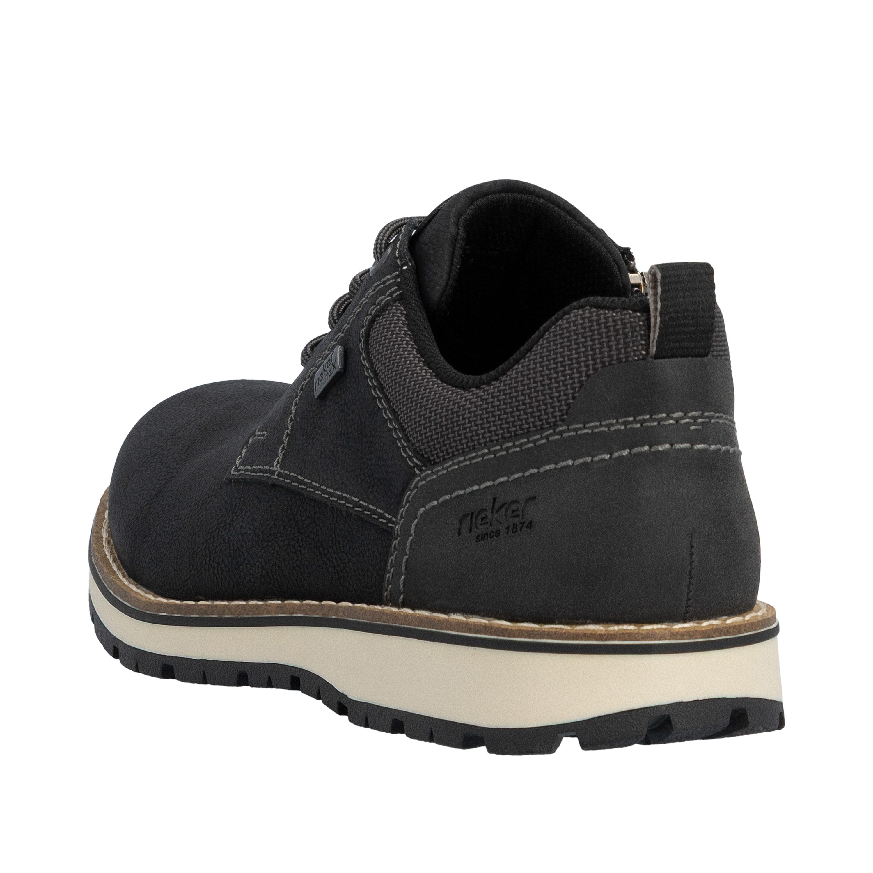 Rieker Schnürschuh Business Schnürer, Halbschuh, Casual Sneaker mit Innenreißverschluss – Bild 3 von 5