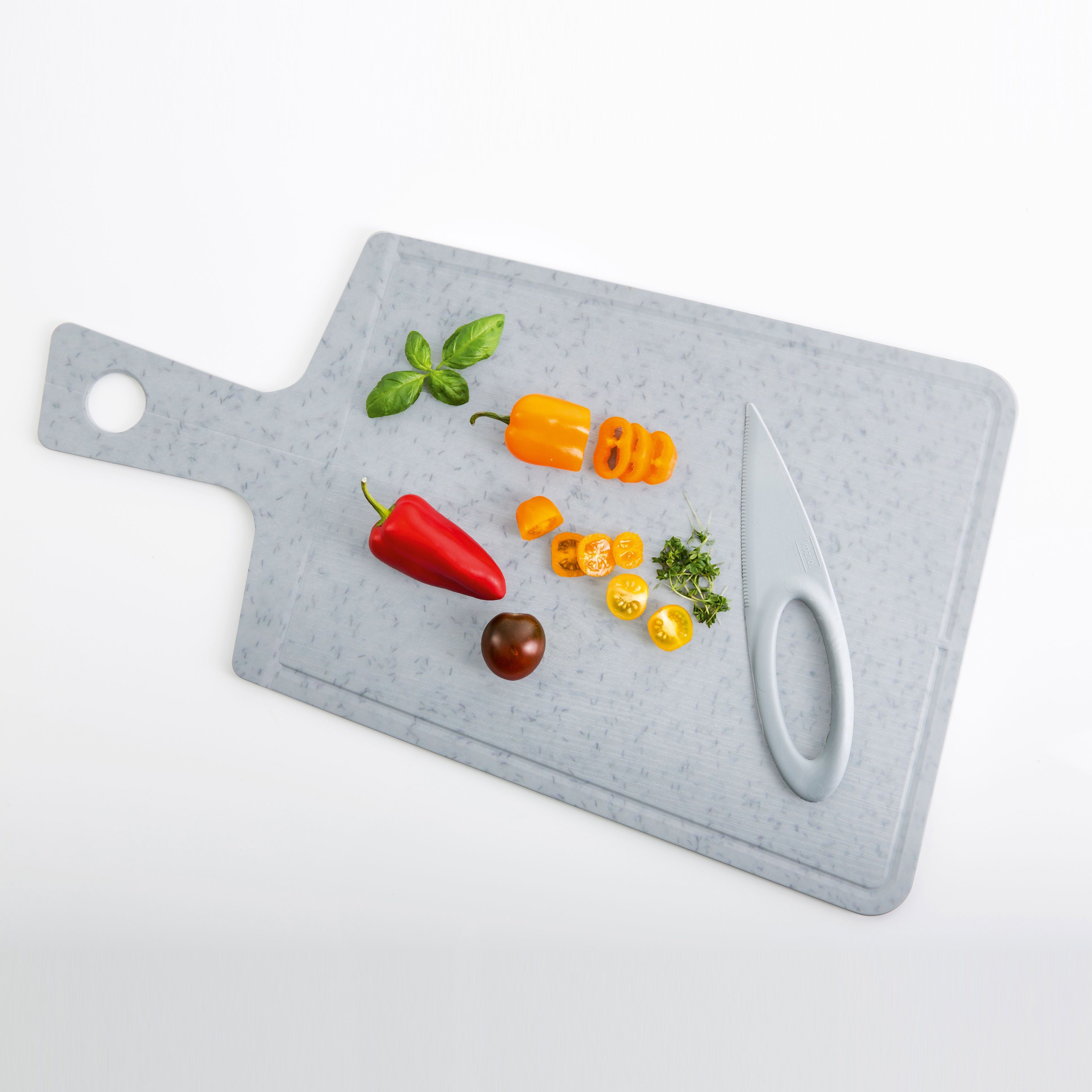 KOZIOL Schneidebrett, Kunststoff, (1-St), spülmaschinengeeignet, melaminfrei