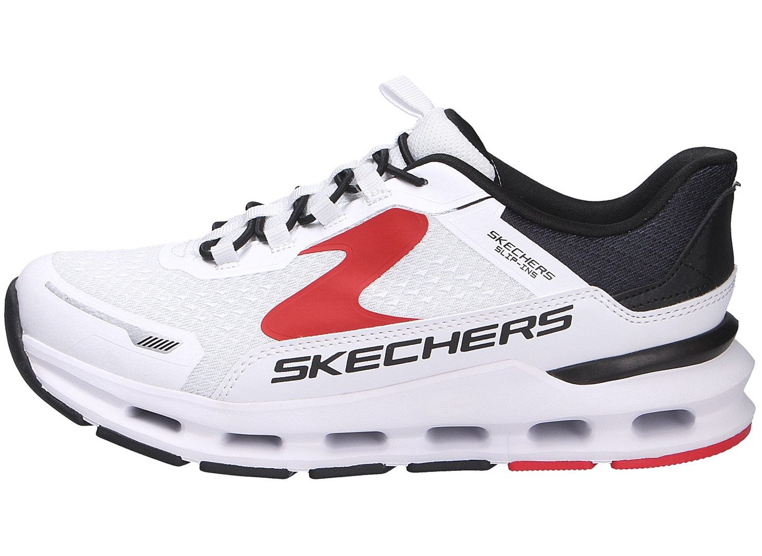 Skechers Skechers Jungen Halbschuh GLIDE-STEP weiß Größe Schnürschuh