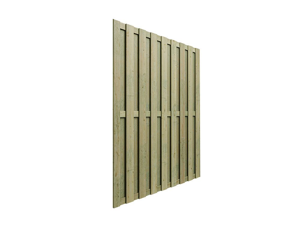 Woodtex Sichtschutzelement WOODTEX Holz Sichtschutzzaun Nadelholz Braun blickdicht