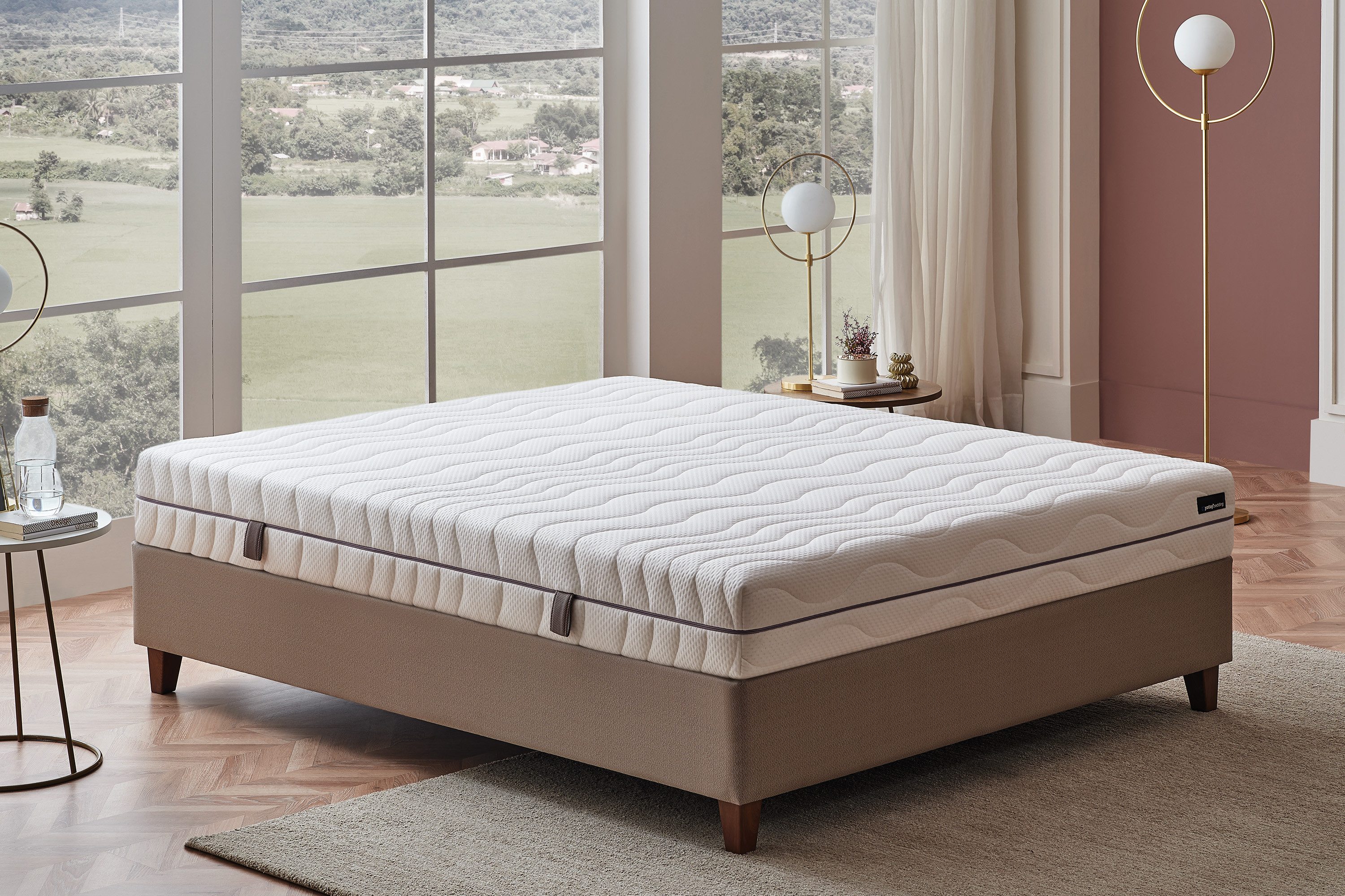 Komfortschaummatratze Royal Comfort 7, Matratze 90x200, 140x 200 cm & weitere Größen, Yatas Bedding, 22 cm hoch, 7-Zonen, H2 / H3, wendbar, ergonomisch, atmungsaktiv
