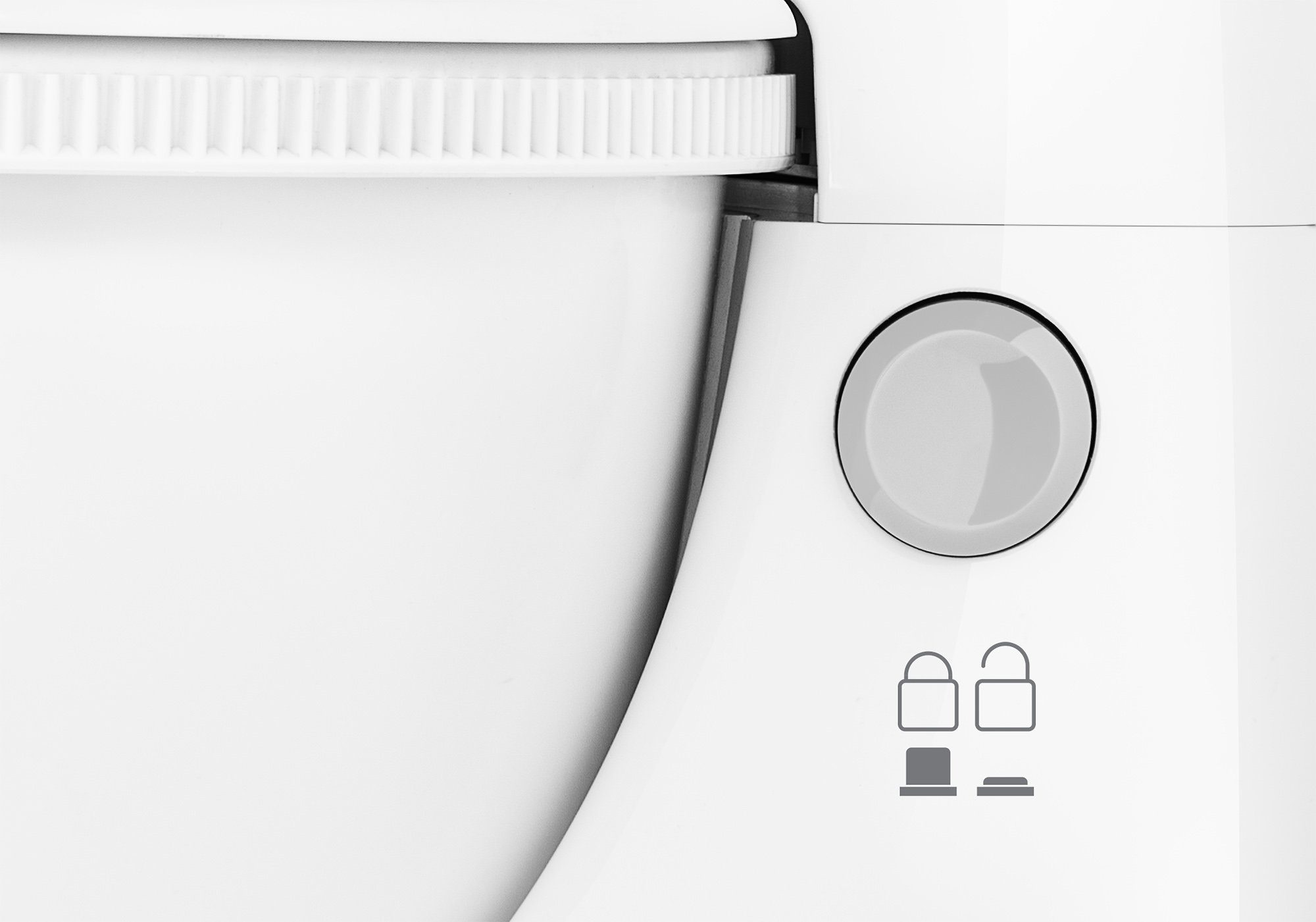 ECG Handmixer RSM 4052, 400 W, Handmixer mit Drehschüssel, Ständer mit motorgetriebener Drehschale