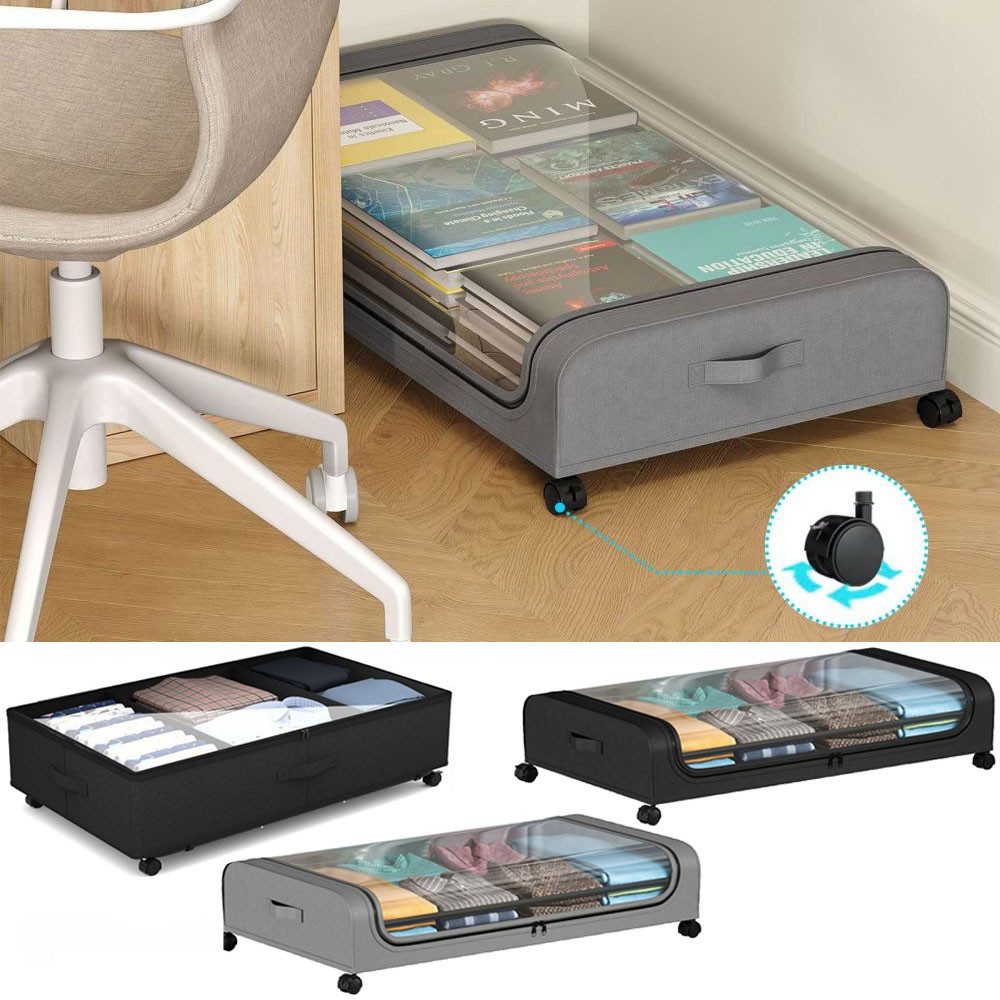 PRIISF Aufbewahrungsbox Unterbettbox Organizer Unterbettkommode mit günstig online kaufen