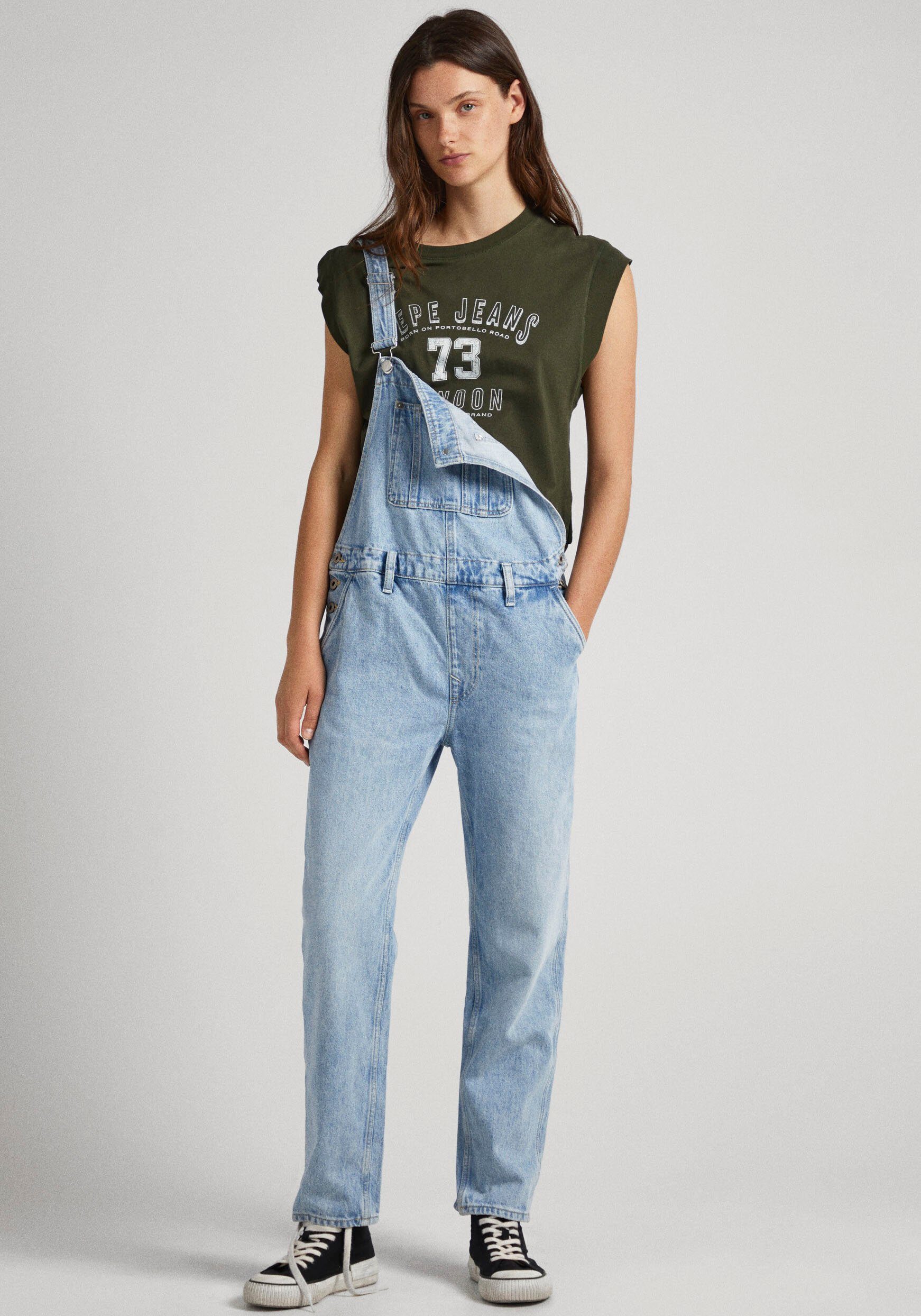 Pepe Jeans Jeanslatzhose DREW LT