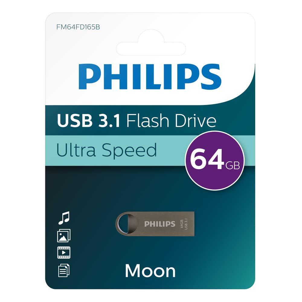 Philips Philips USB Stick 3.1 Moon 64 GB USB-Stick (USB USB 3.1, Schnelle Datenübertragung)