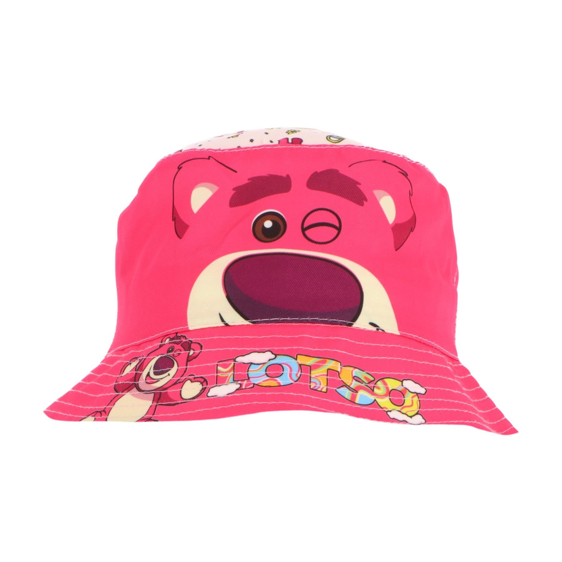 Disney Pixar Toy Story Fischerhut Lotso Bucket Hat Anglerhut Sonnenhut aus 100% Baumwolle