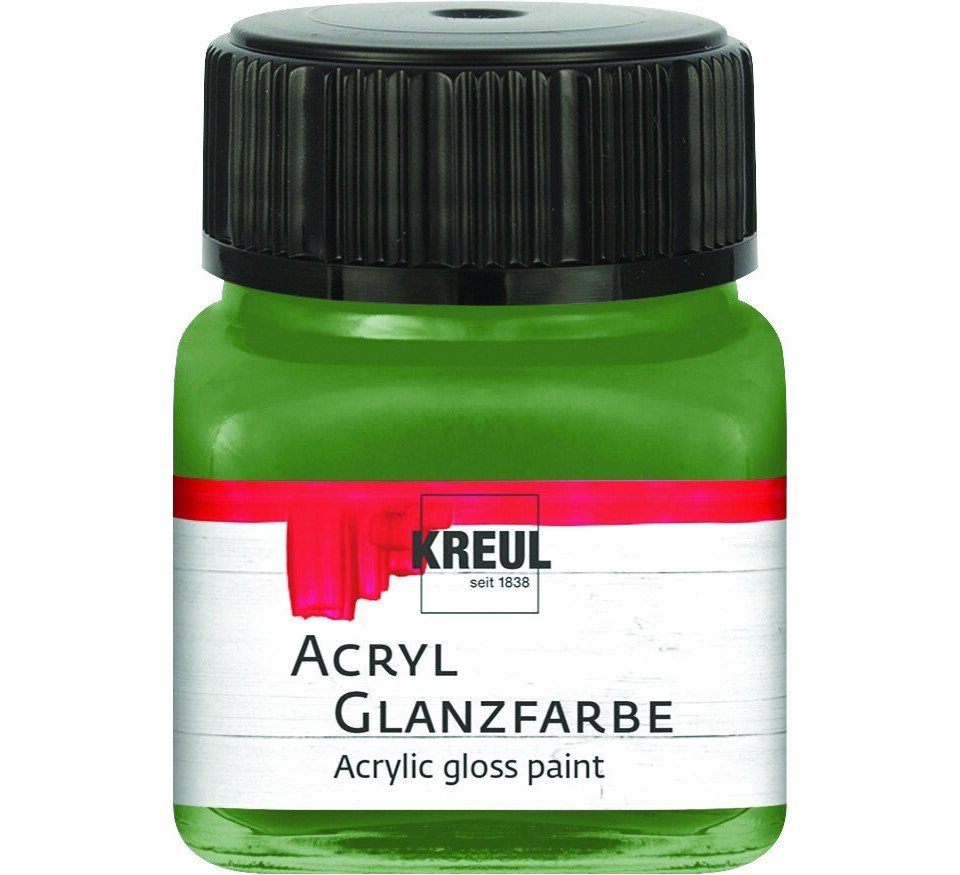 Kreul Acrylfarbe Kreul Acryl Glanzfarbe olivgrün 20 ml