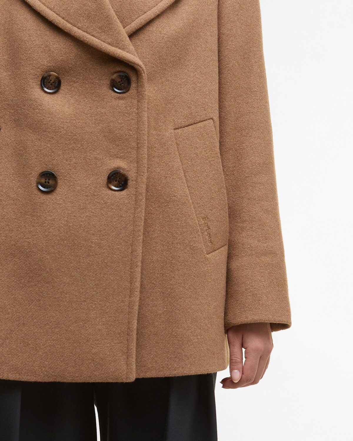 Barbour Wollmantel Caban Indie Military