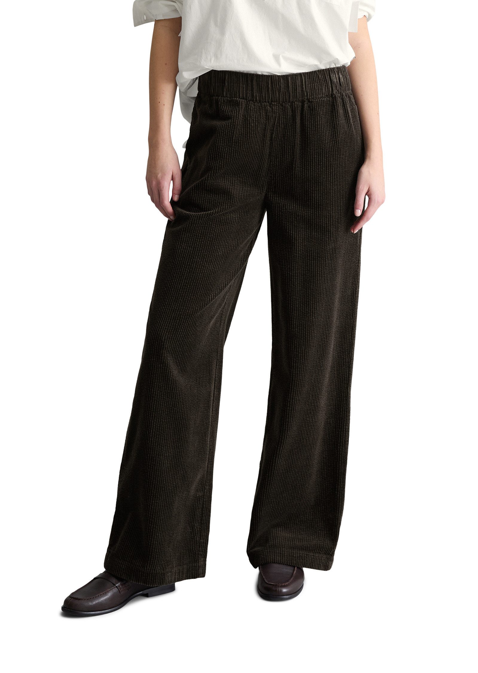 Chinohose mit lässiger Bubble-Struktur