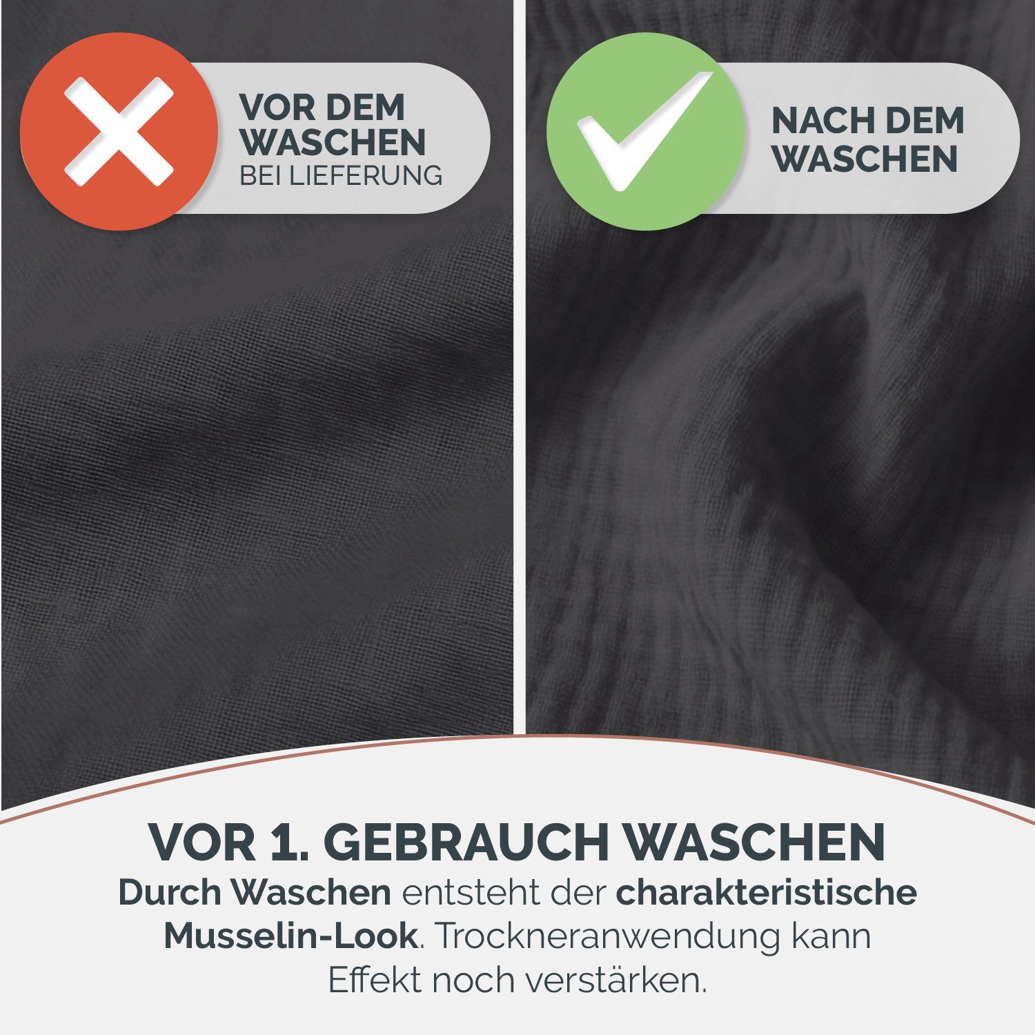 Blumtal Tagesdecke Tagesdecke Baumwolle - Musselin Decke Oeko-TEX zert. - Bettüberwurf, Couch Überwurf - leichte Kuscheldecke Baumwolle 100%