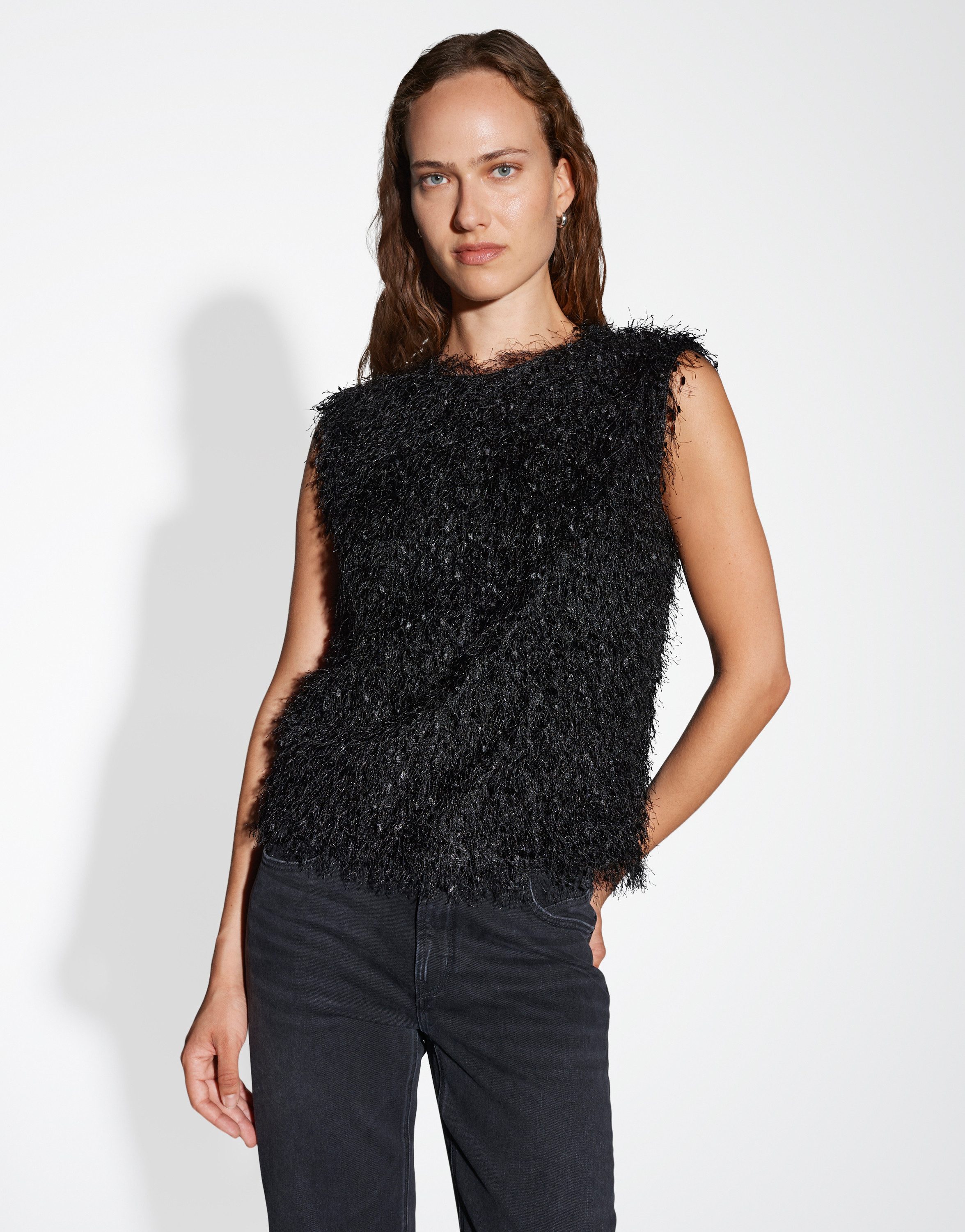 someday Sweatshirt UFEAH Regular Top in leichter Federoptik