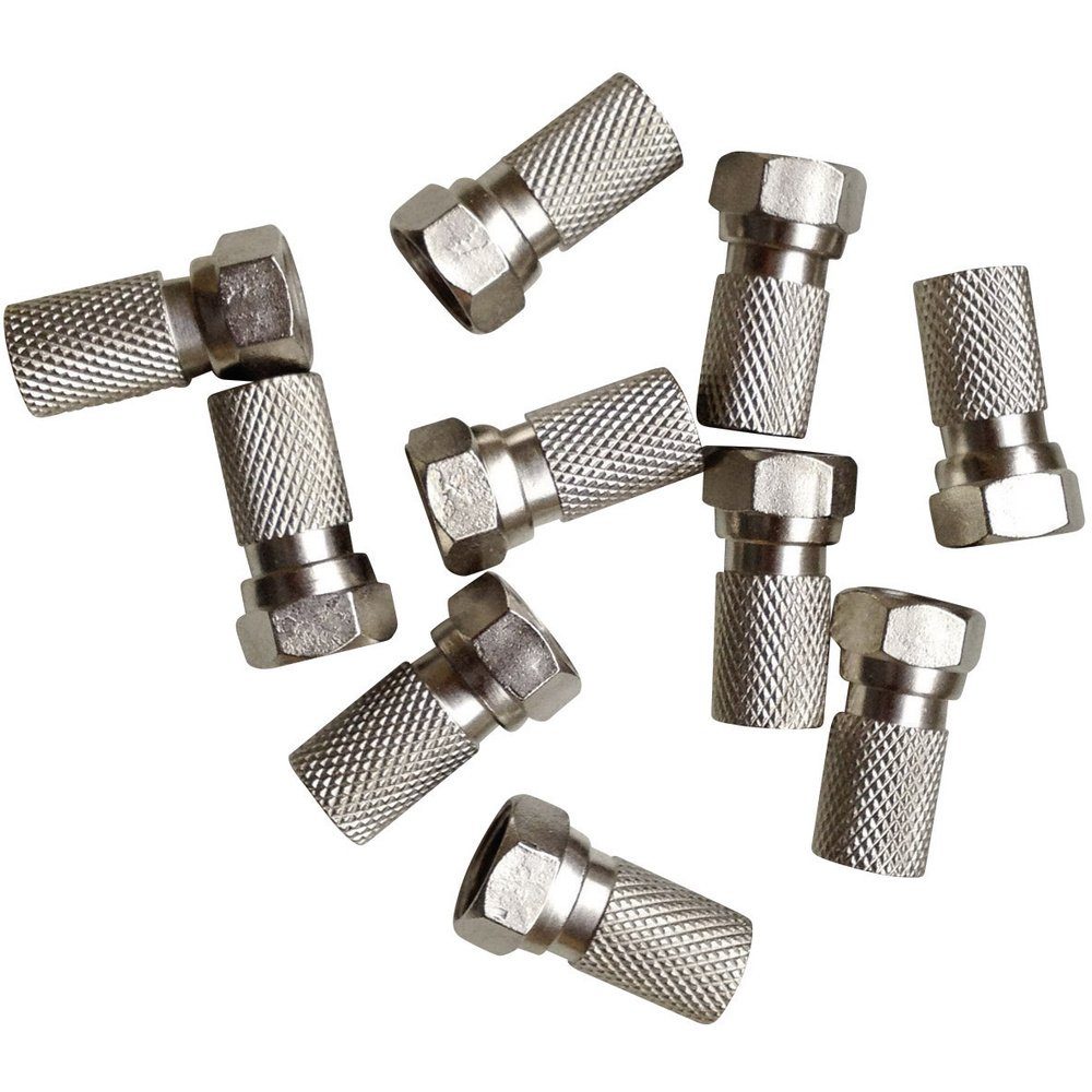 BKL Electronic 0403018/10DCR F-Stecker mit Dichtungsring Anschlüsse: F SAT-Kabel