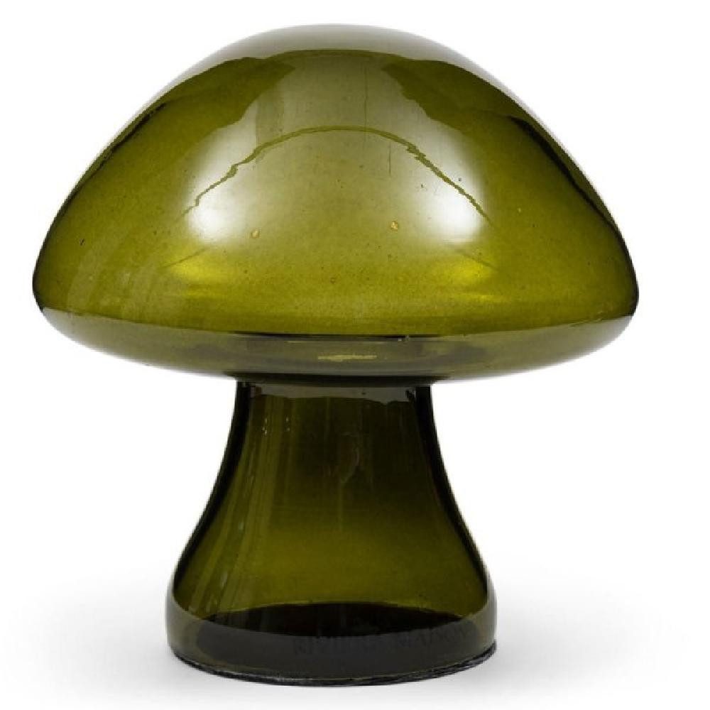 Skulptur Dekorationsobjekt Mushroom Pilz Grün (13cm)