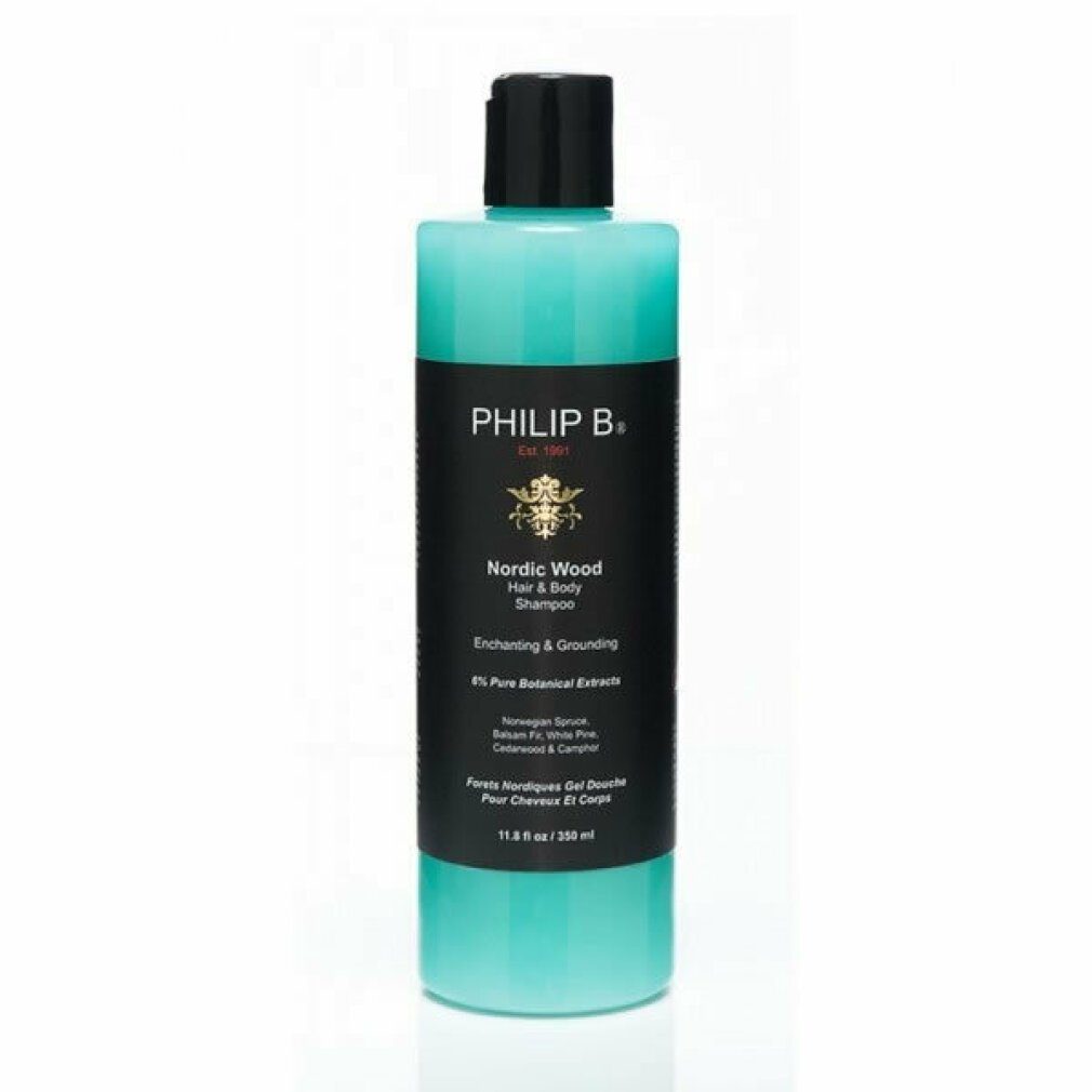 Philip B Haarshampoo NORDIC WOOD 350 & hair shampoo ml body