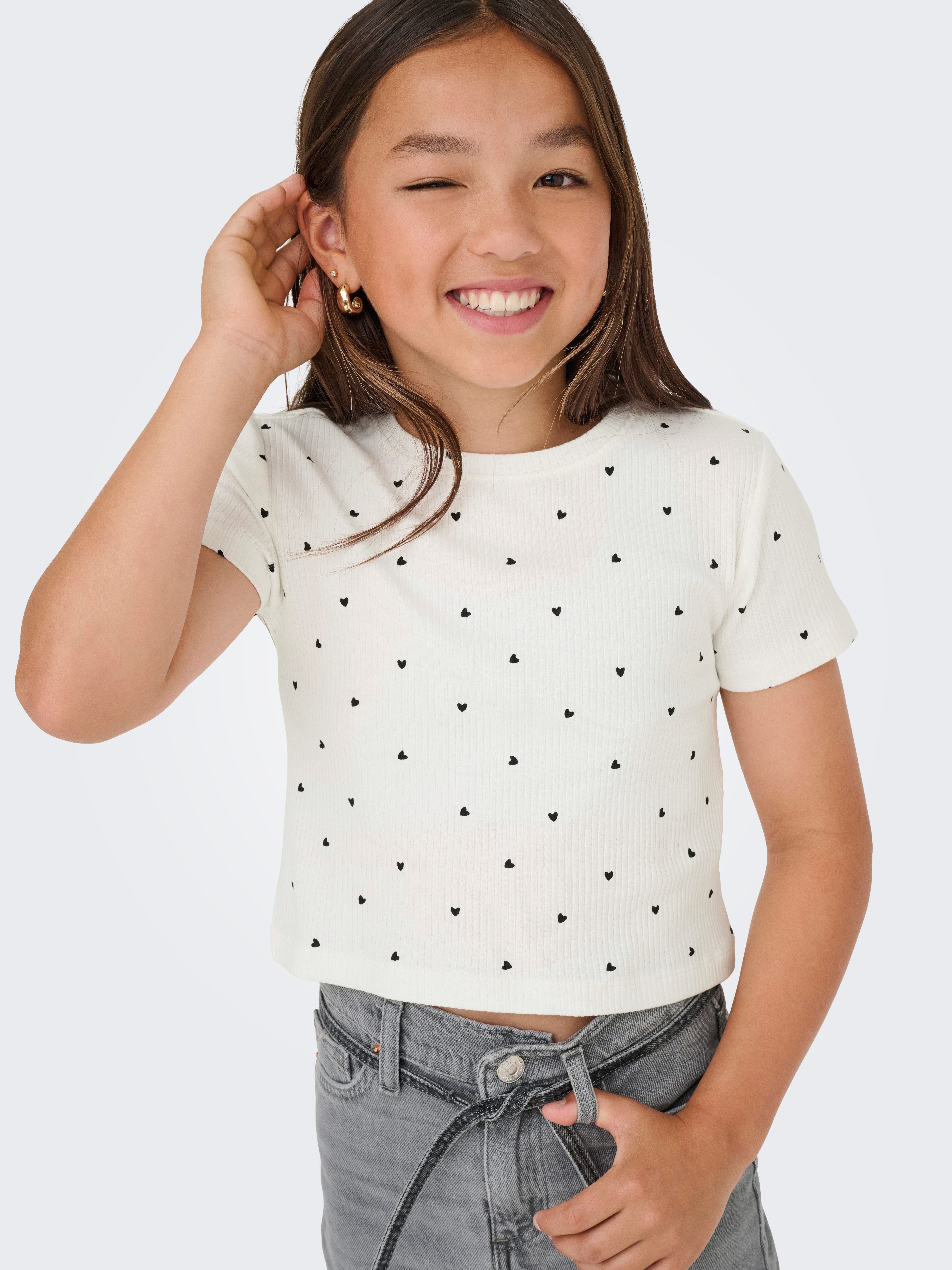 KIDS ONLY T-Shirt KOGBELLA LIFE SHORT AOP S/S TOP JRS NOOS