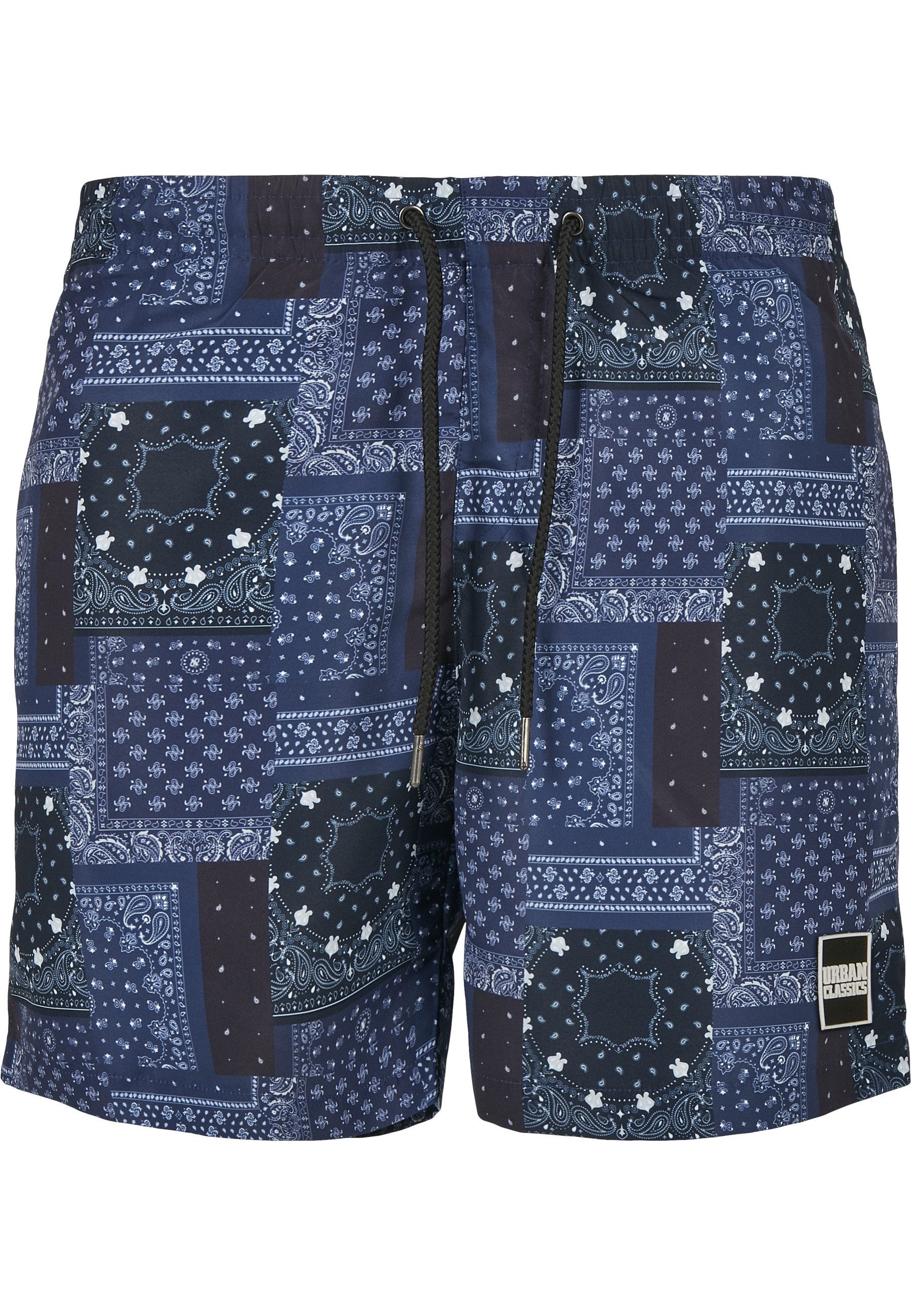 URBAN CLASSICS Badeshorts Urban Classics Herren Pattern Swim Shorts