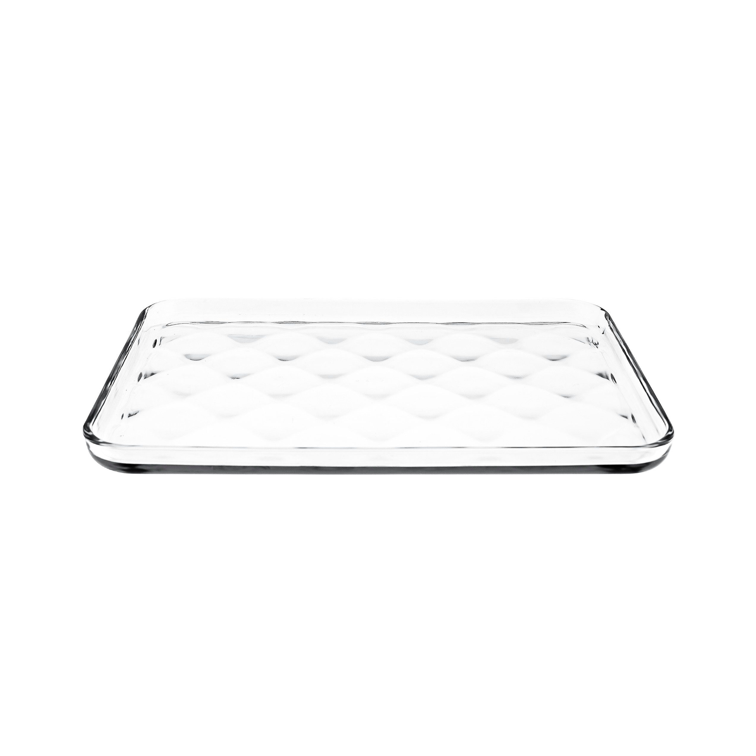 Pasabahce Servierplatte 590066 Borcam, Borosilikatglas, (1-tlg), aus Borosilikatglas 1025 ml, 33,5 x 24,5 x 2 cm