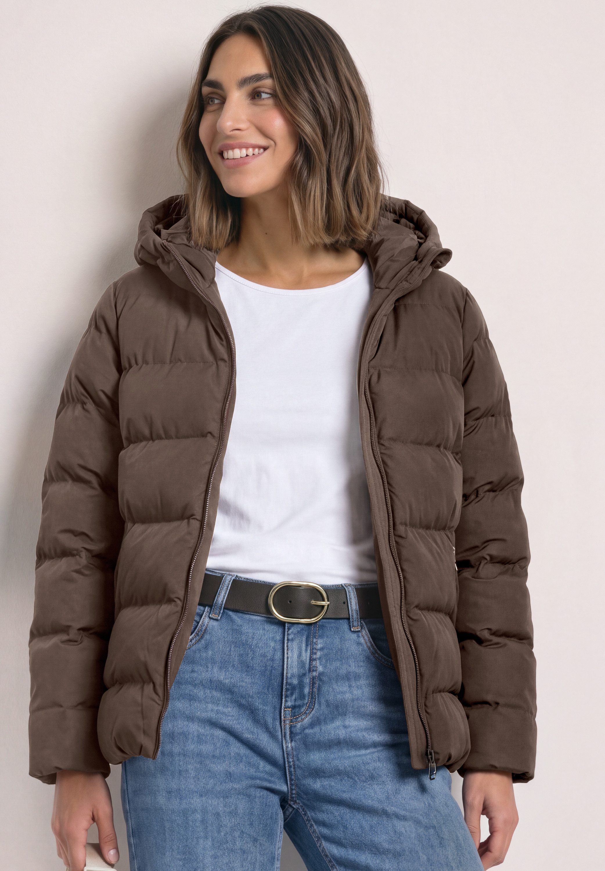 STREET ONE Steppjacke mit Kapuze
