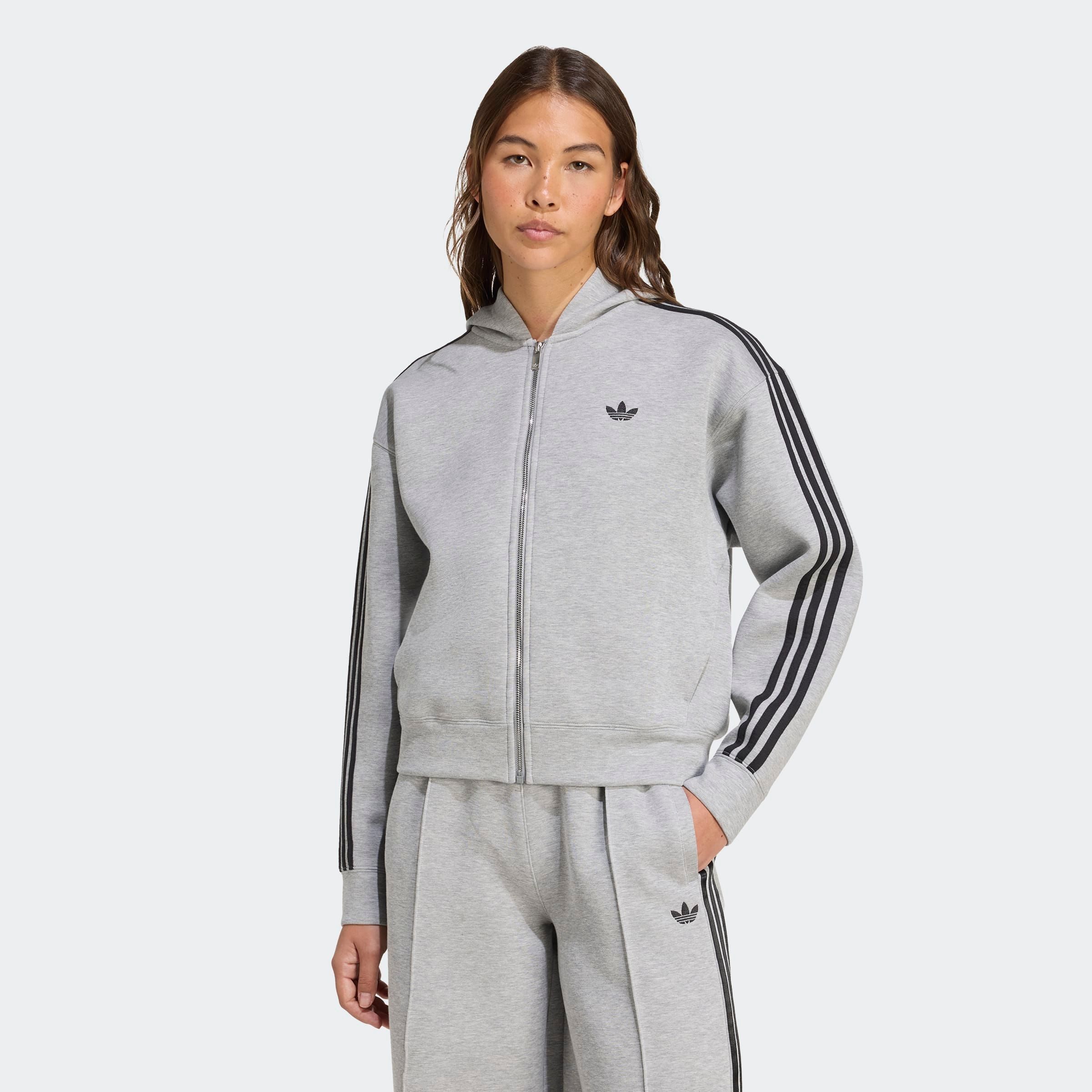 adidas Originals Sweatjacke SPACER 3S FZ (1-tlg) mit Kapuze, aus Baumwolle günstig online kaufen