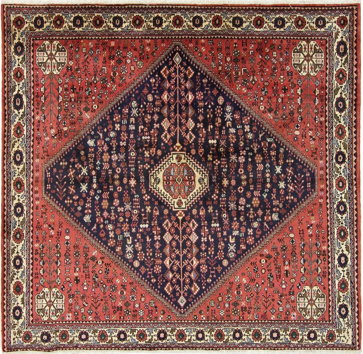 Orientteppich Abadeh Sherkat 195x204 Handgeknüpfter Orientteppich / Perserteppich, Nain Trading, rechteckig, Höhe: 8 mm