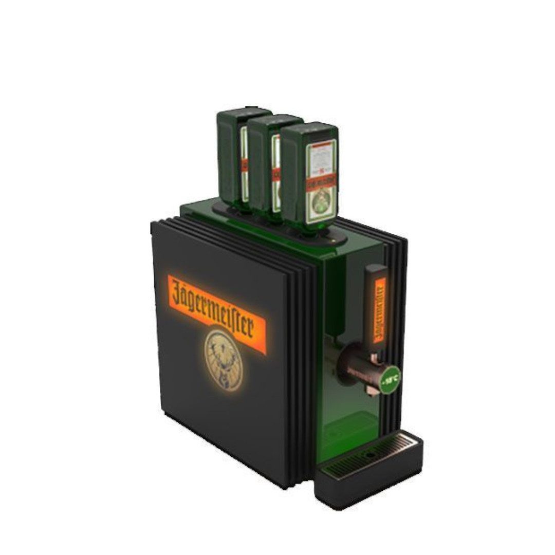 Jägermeister Gläser-Set J ä g e r m e i s t e r 3 Bottle TAP Maschine -18 Grad gekühlt, 1-tlg.