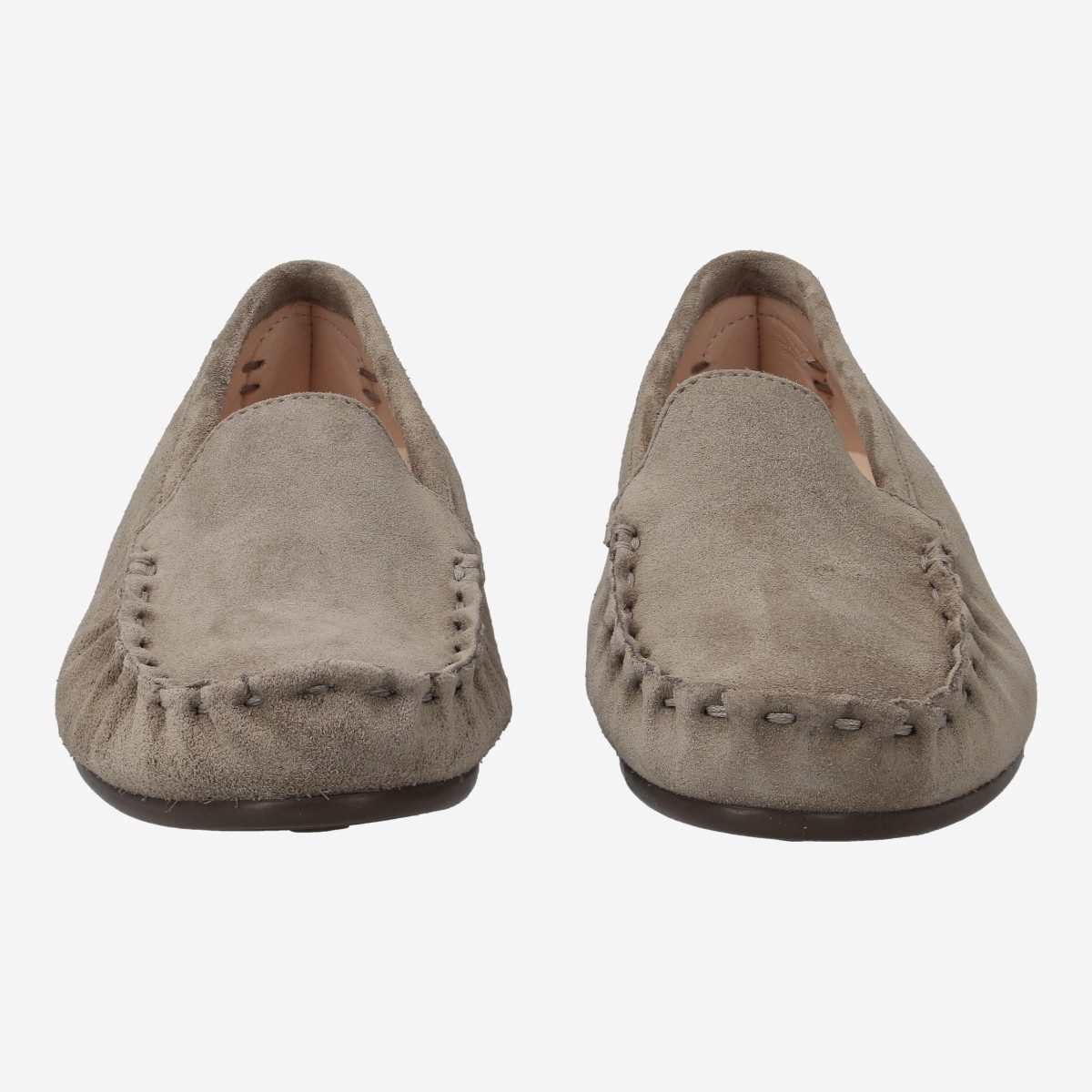 Lüke Schuhe MOCASIN FERGUS, Slipper & Mokassin in Beige für Damen Slipper