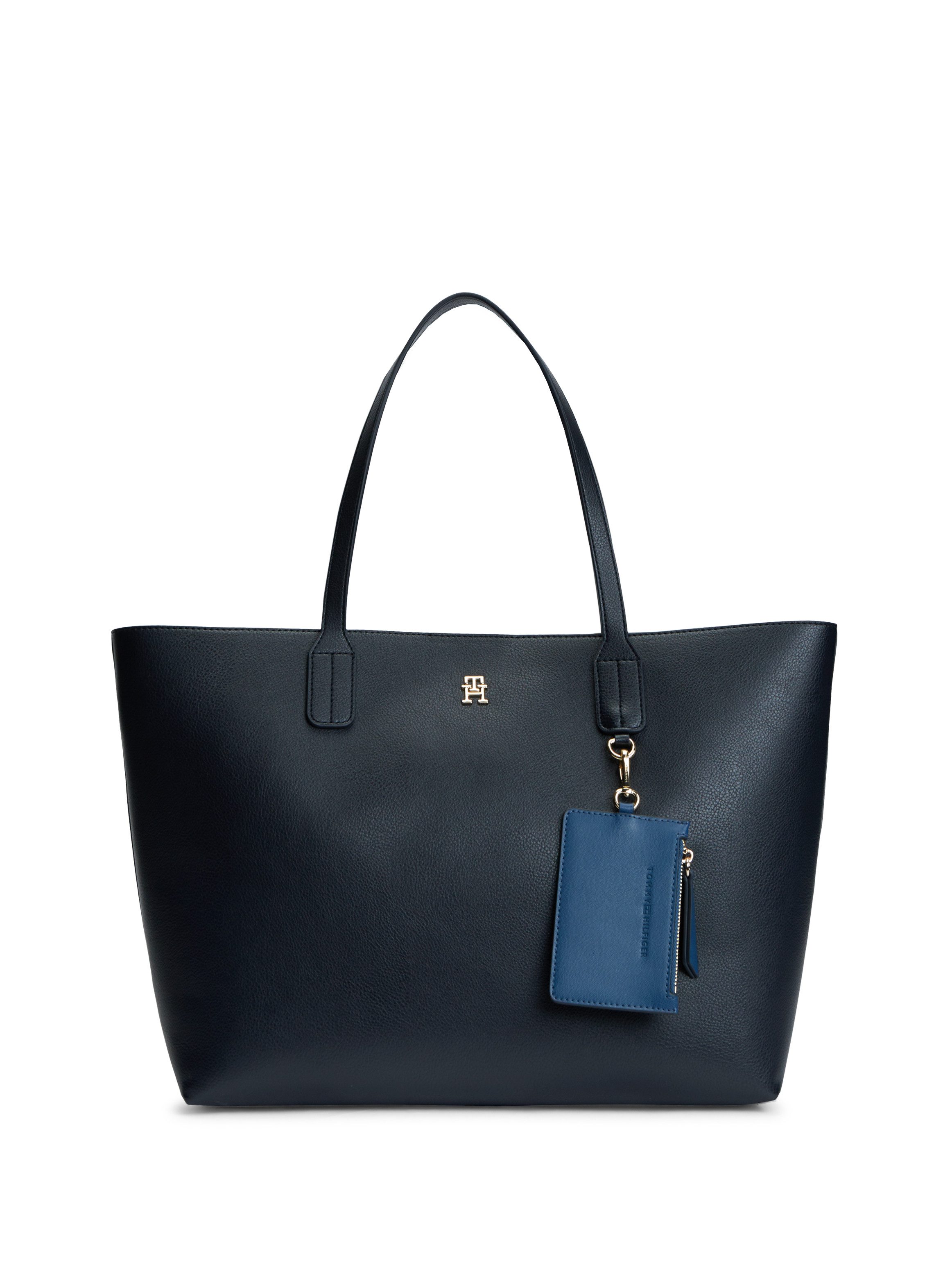 Tommy Hilfiger Tragetasche TH ICON TOTE, Damen Handtasche, Shopper mit doppeltem Henkel