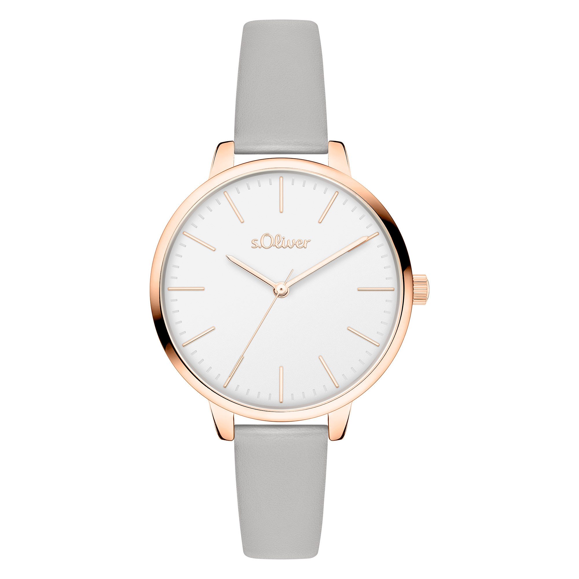 s.Oliver Lovely Time SO-4571-LQ, Armbanduhr, Damenuhr, analog