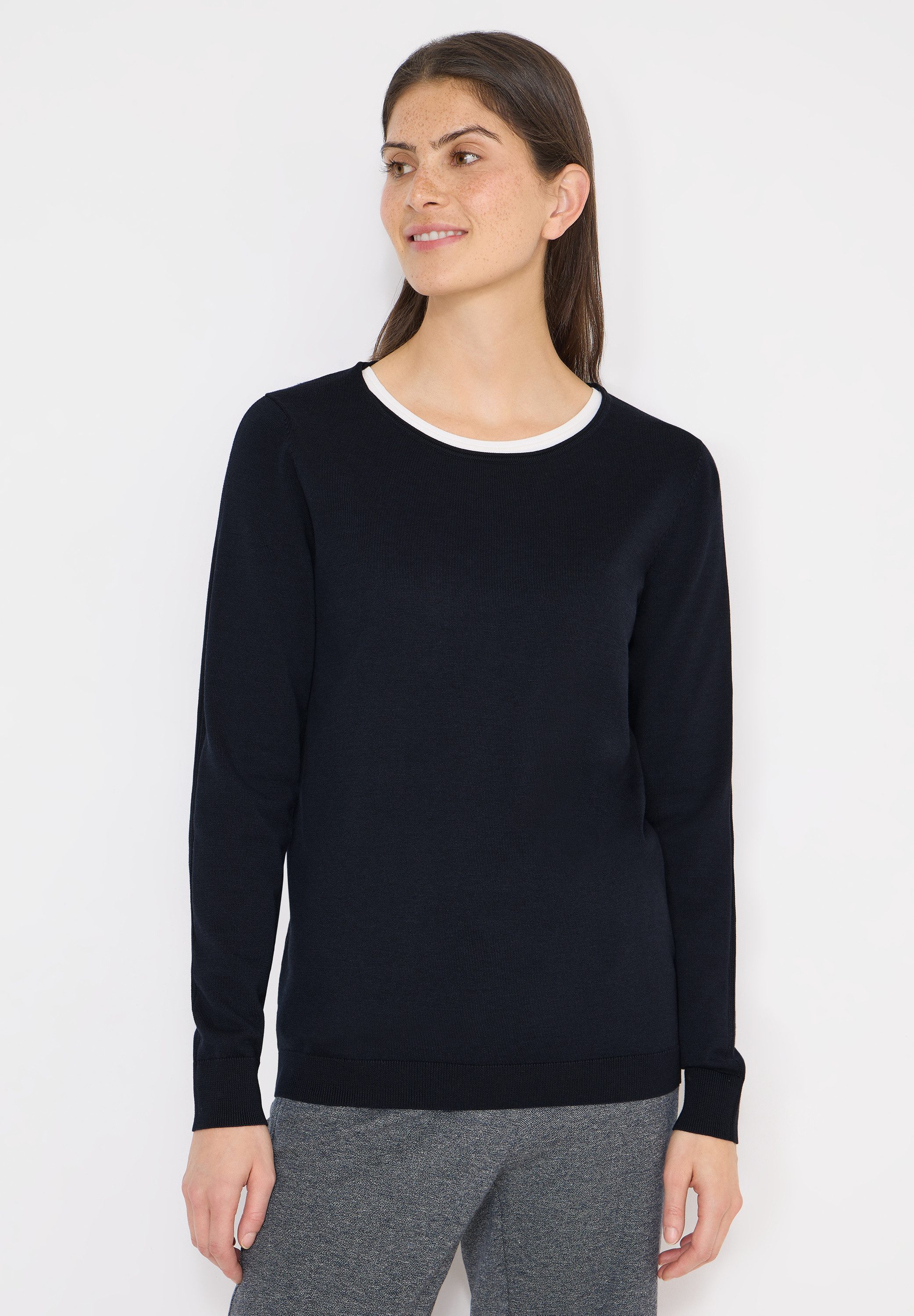 CECIL Strickpullover aus Feinstrick günstig online kaufen