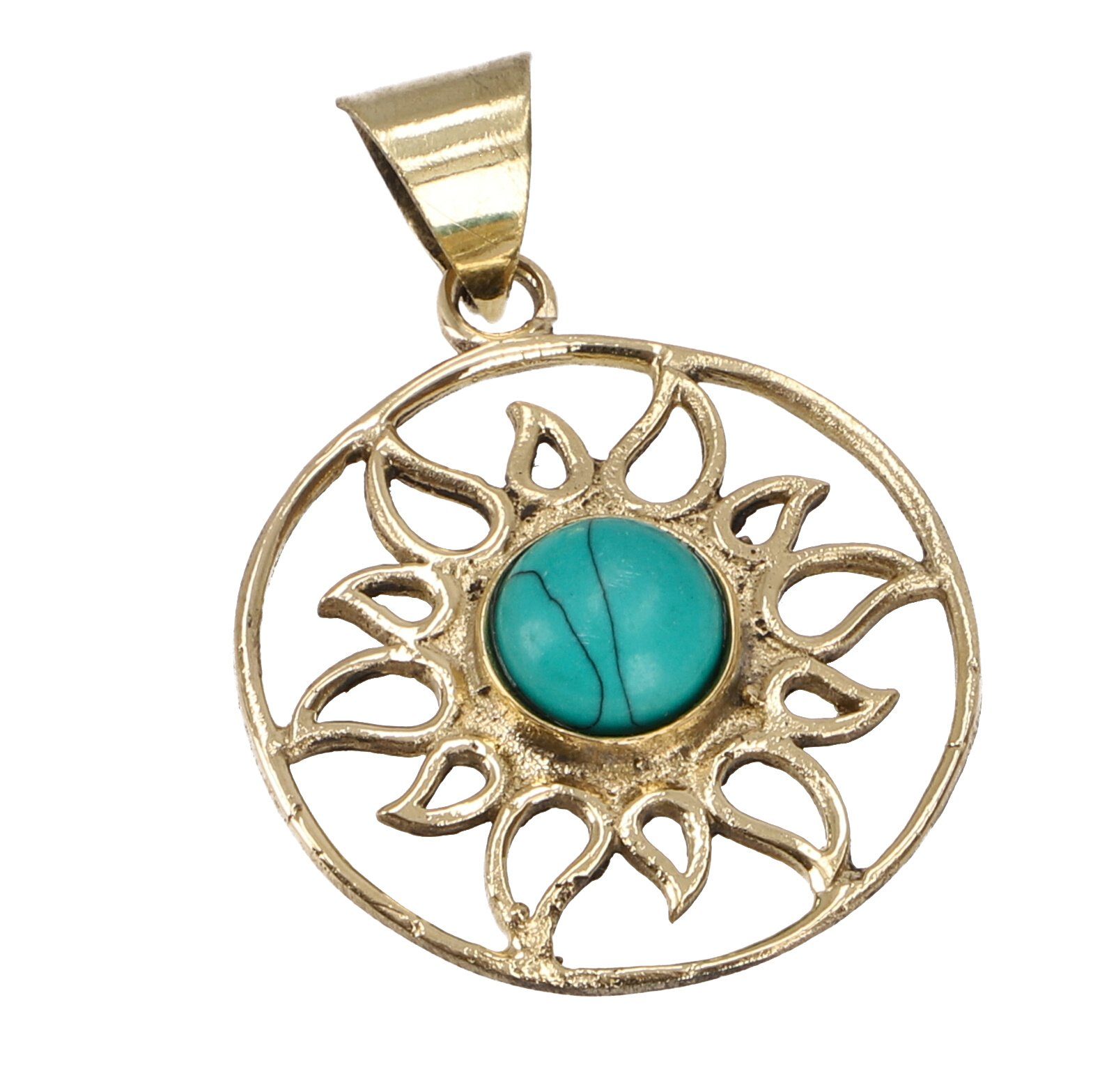 Guru-Shop Kettenanhänger Boho Amulett, Sonnenamulett, Tribal.. günstig online kaufen