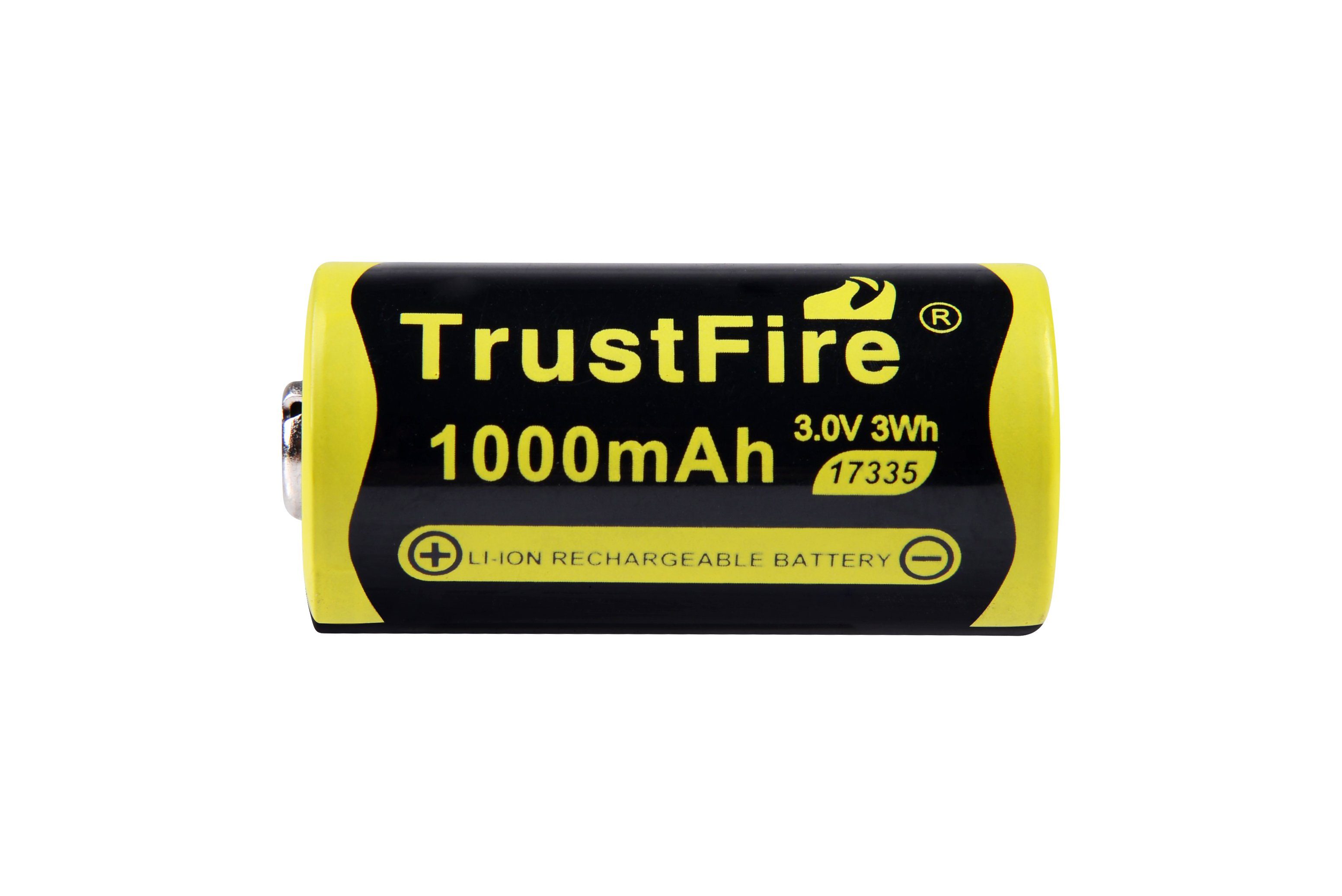 17335 Akku 1000 mAh, 2er Pack Li-Ionen Akku 1000mAh 3V wiederaufladbar