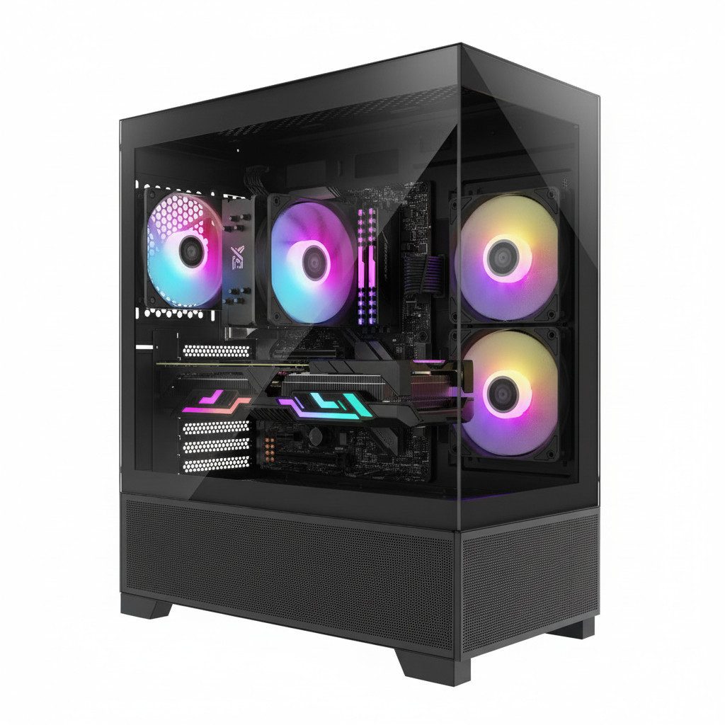 Meinpc Intel i9 mit RTX 5070 12GB Gaming-PC (Intel Core i9 12900K, RTX 5070, 32 GB RAM, 1000 GB SSD, RGB, Gamer, Gaming, RGB, 16 Kerne)