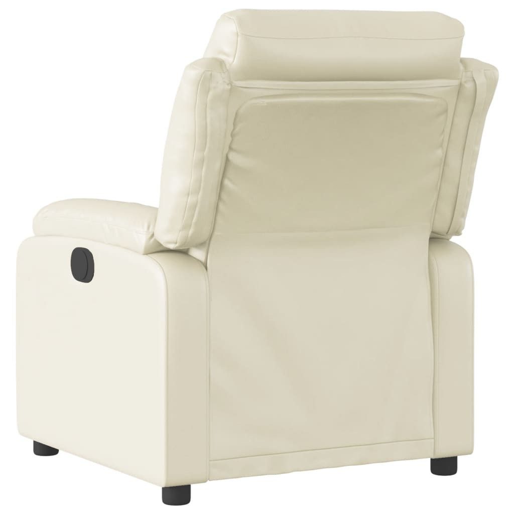 vidaXL Sessel Relaxsessel Creme Kunstleder (1-St) günstig online kaufen
