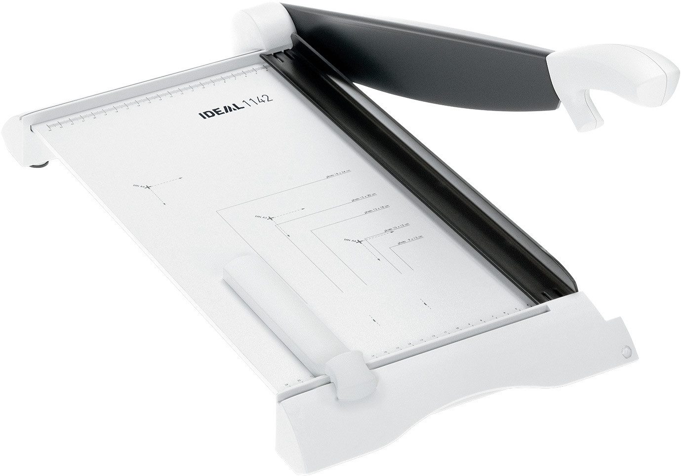 IDEAL Hebelschneidemaschine 1142, bis DIN A3 (250 x 430mm, Schnittlänge 430 mm, 15 Blatt Kapazität)