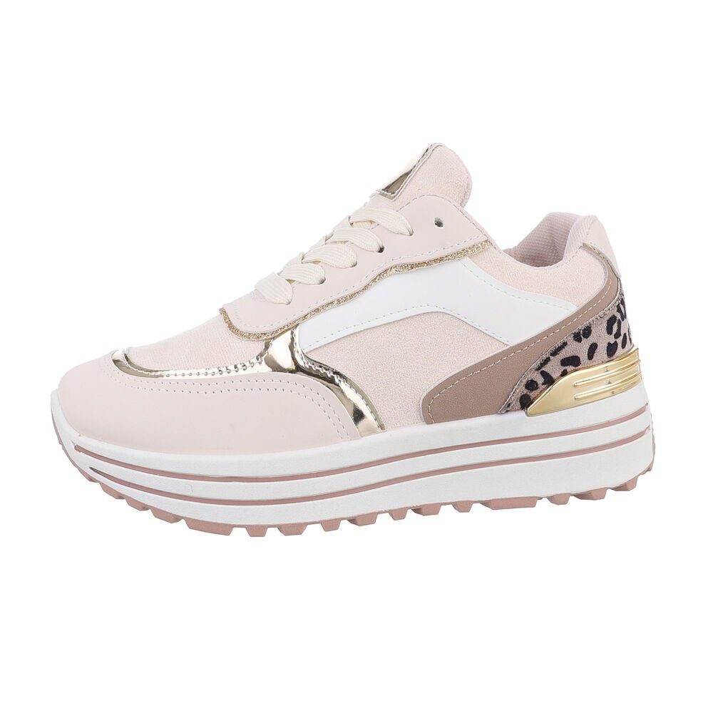 Ital-Design Damen Low-Top Freizeit Sneaker Keilabsatz/Wedge günstig online kaufen