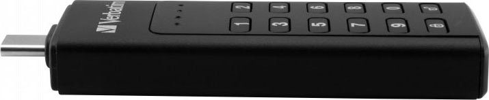 Verbatim Keypad Secure 64GB USB-Stick (USB 3.2, Lesegeschwindigkeit 160 MB/s)
