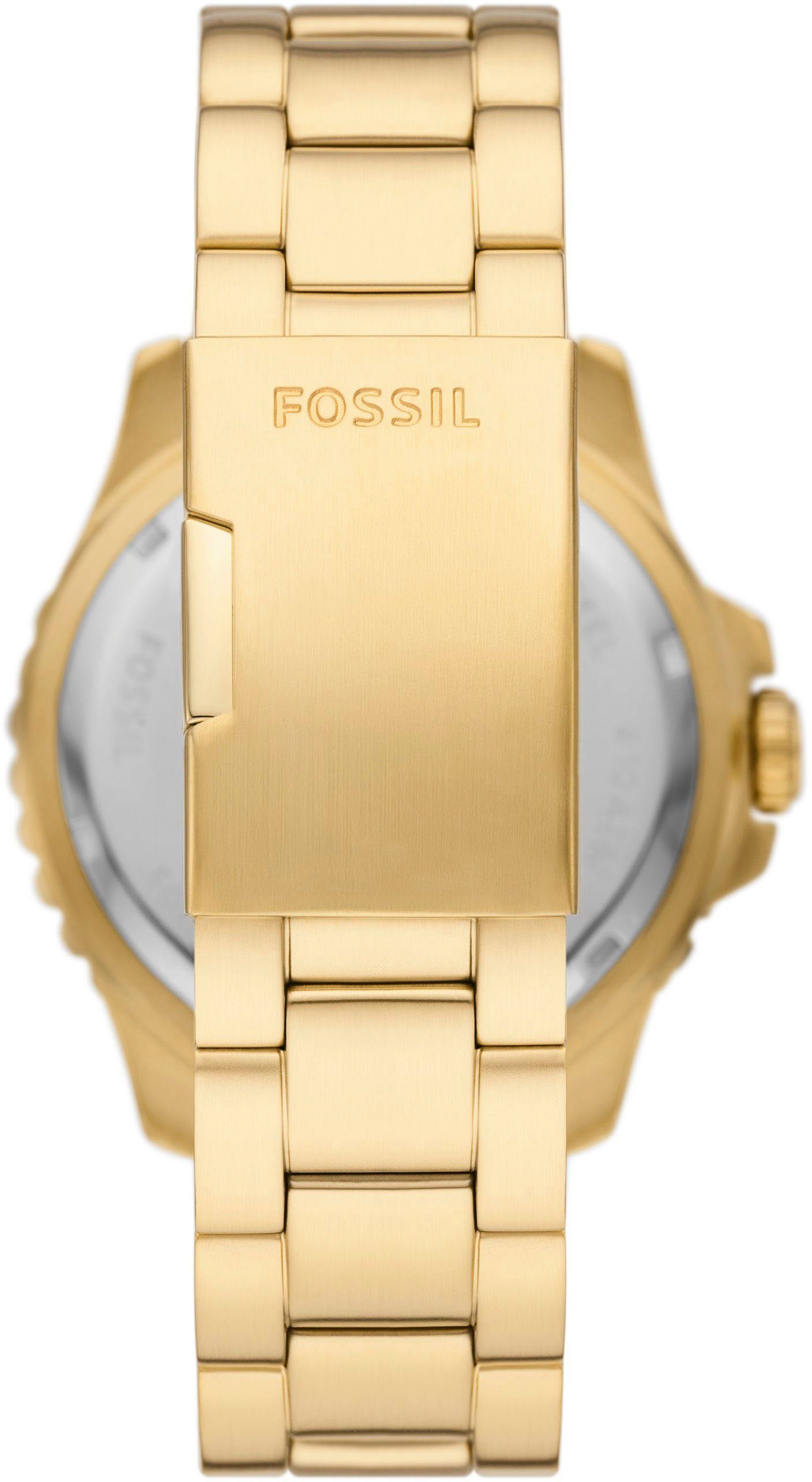 Quarzuhr GMT, BLUE Fossil FOSSIL FS5990