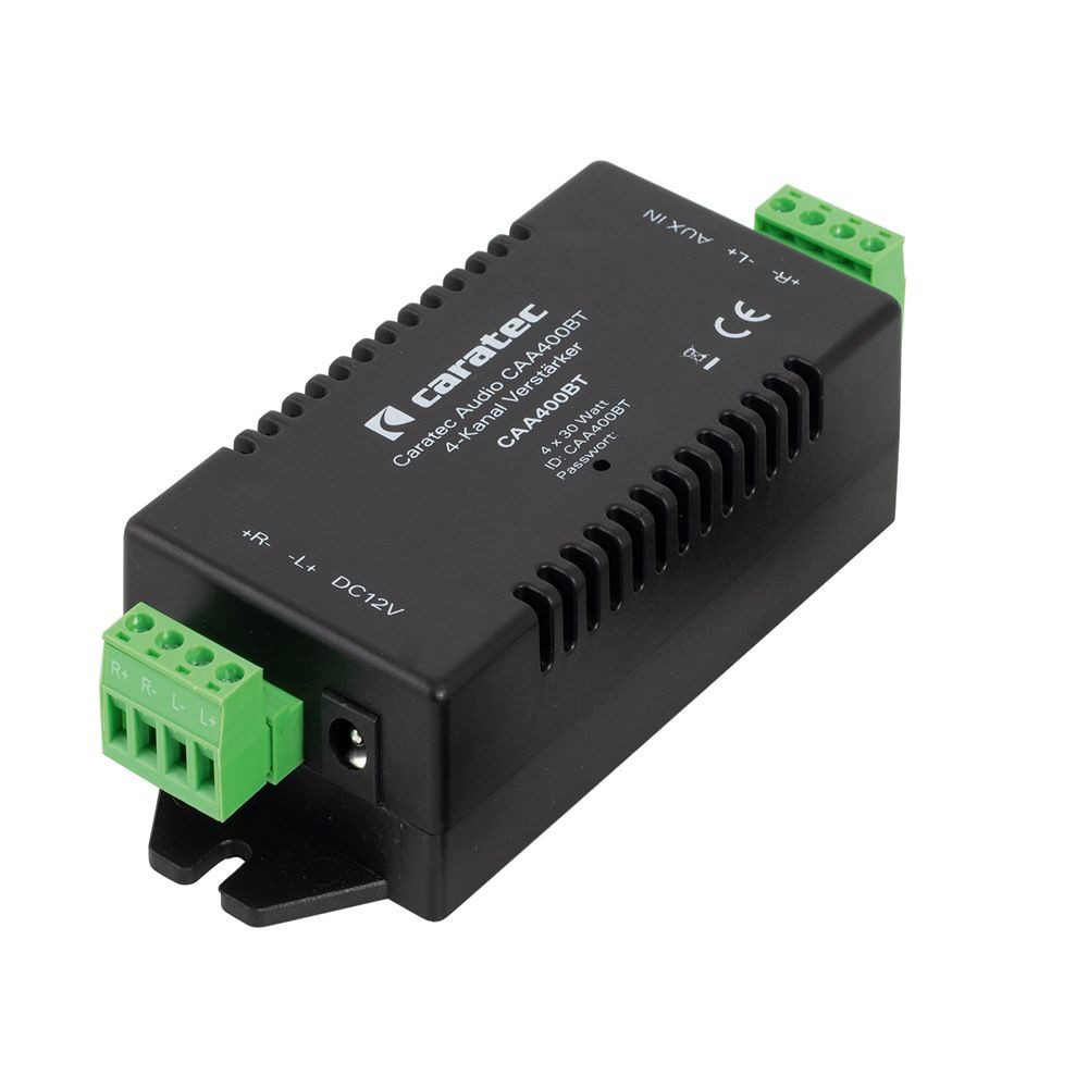 Caratec CAA400BT 4-Kanal Bluetooth-Verstärker Auto-Lautsprecher